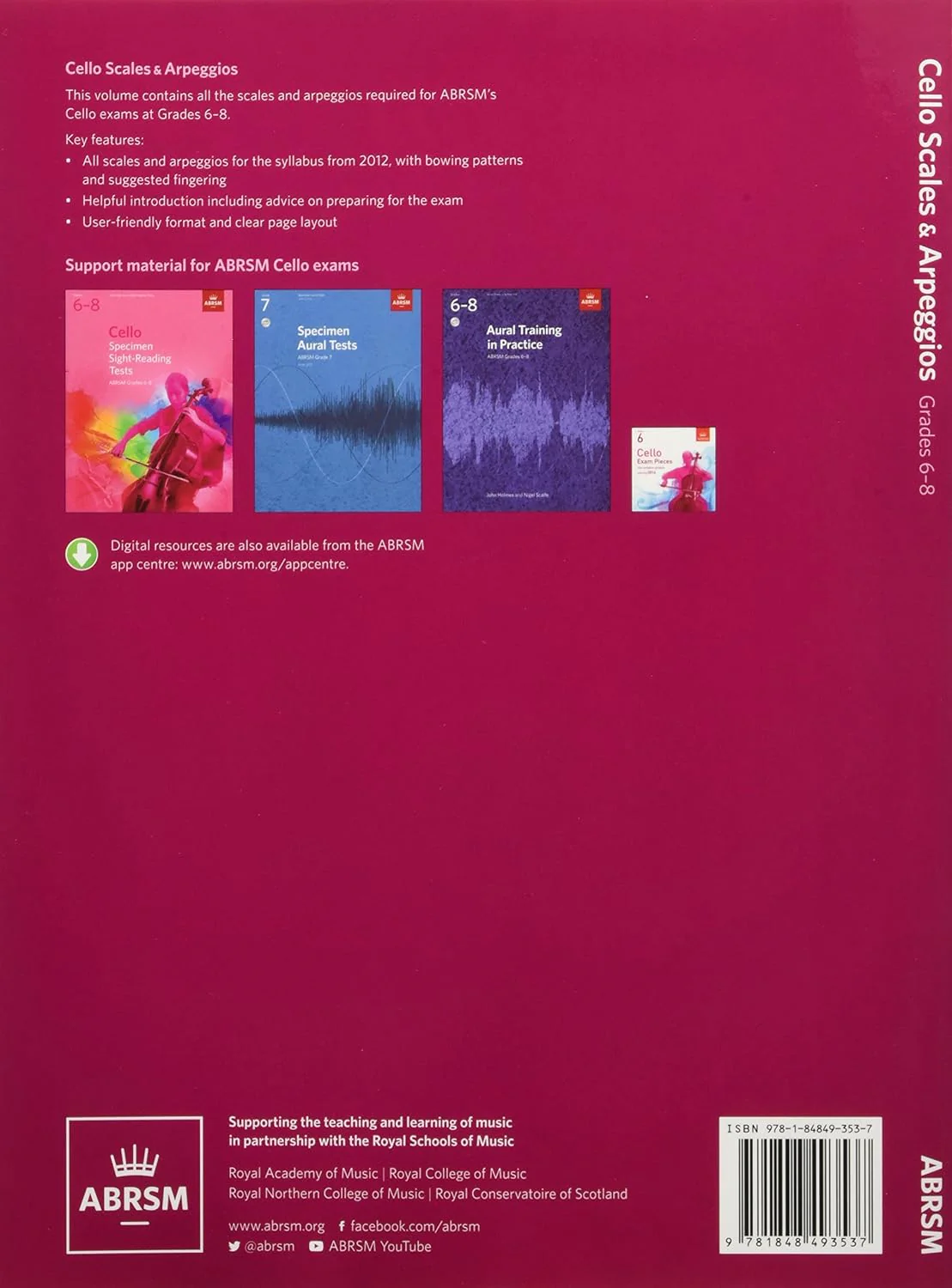 ABRSM-Cello-Scales-&-Arpeggios-Grade-6-8 - Image 2
