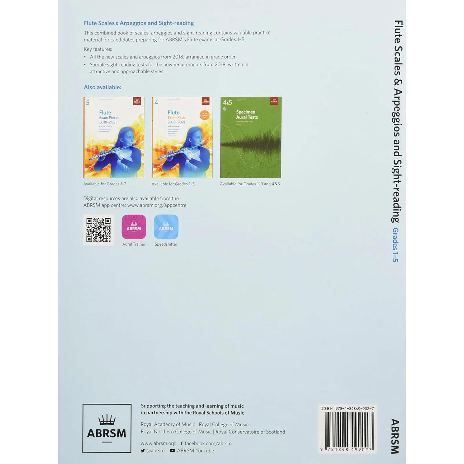ABRSM Flute Scales & Arpeggios and Sight-Reading – Grades 1–5 - Image 2