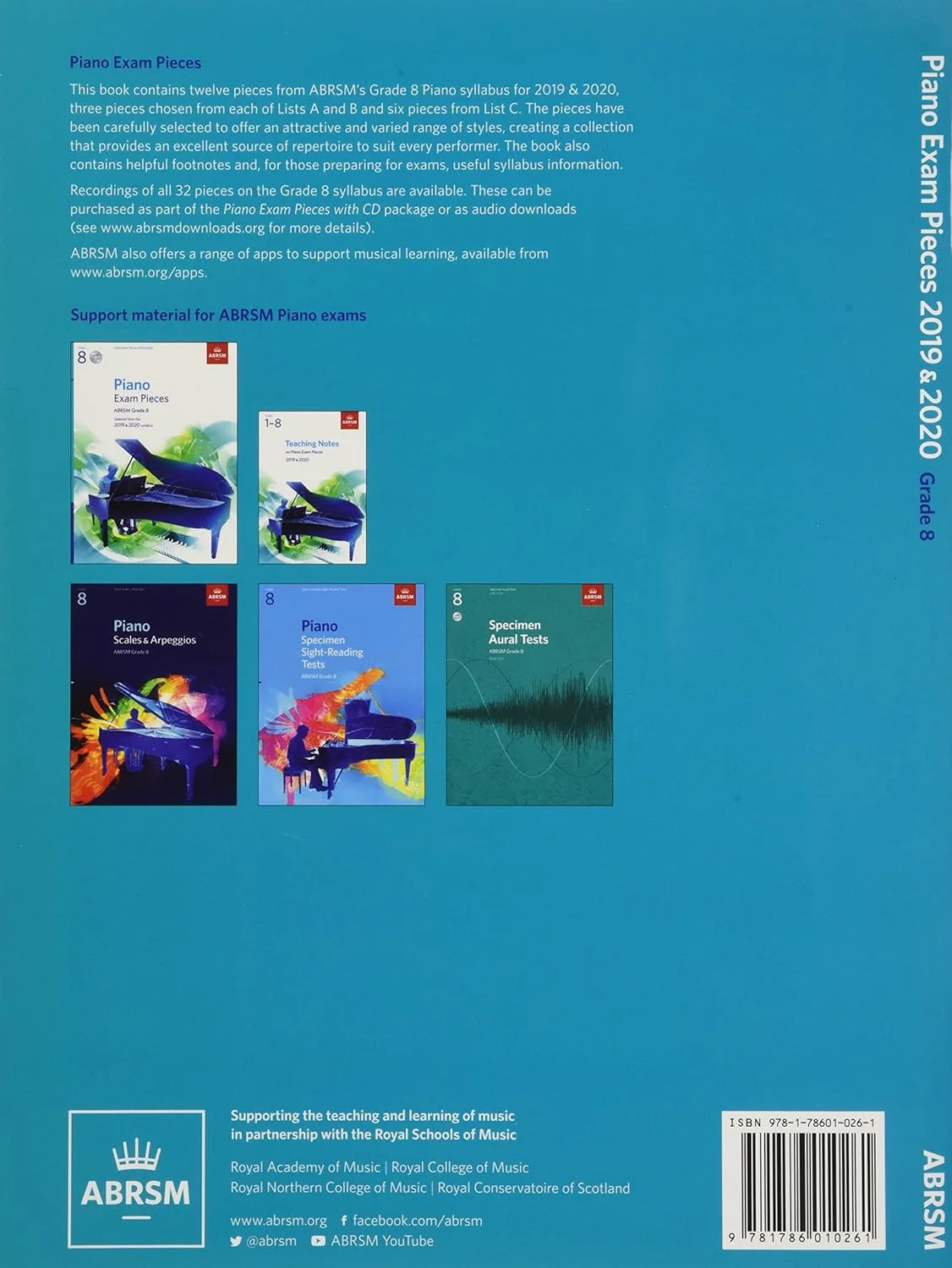 ABRSM Piano Exam Pieces Gr. 8 - 2019 & 2020 - Image 2