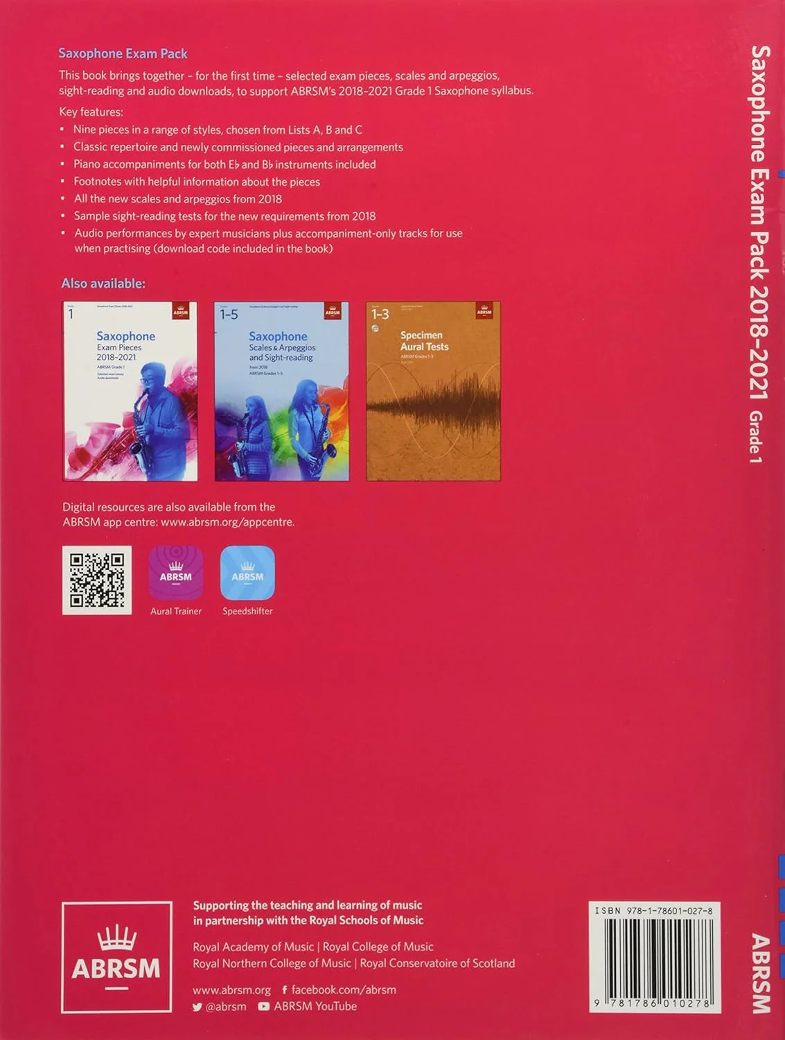 ABRSM Saxophone Exam Pack Gr. 1 - 2018-21 - Image 2