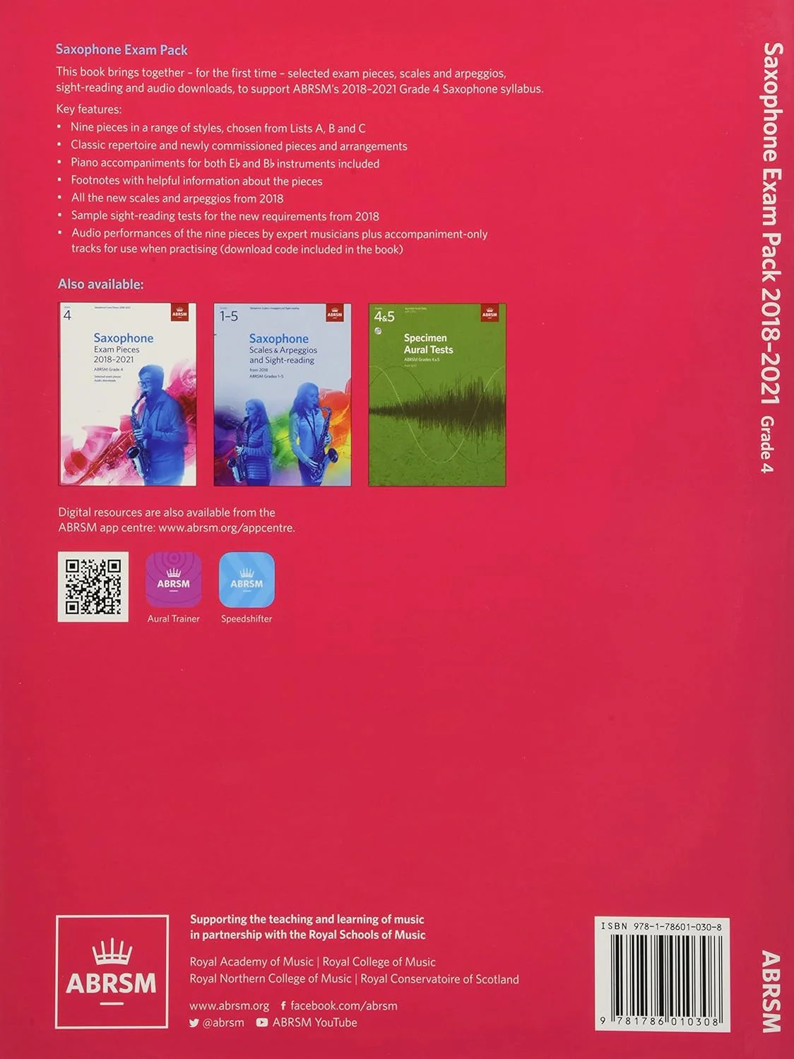 ABRSM Saxophone Exam Pack Gr. 4 - 2018-21 - Image 2