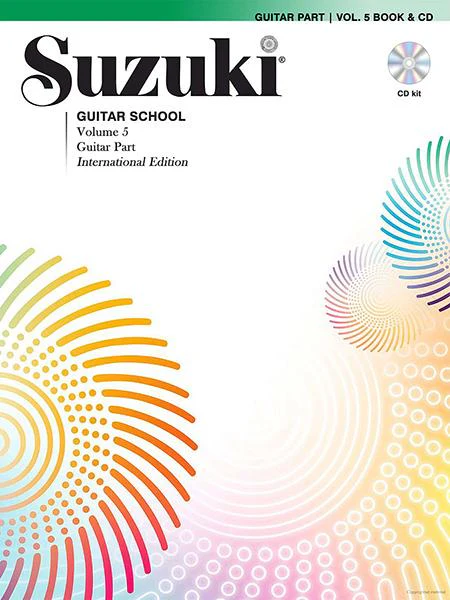Alfred Suzuki Guitar School Book Vol 5 With CD