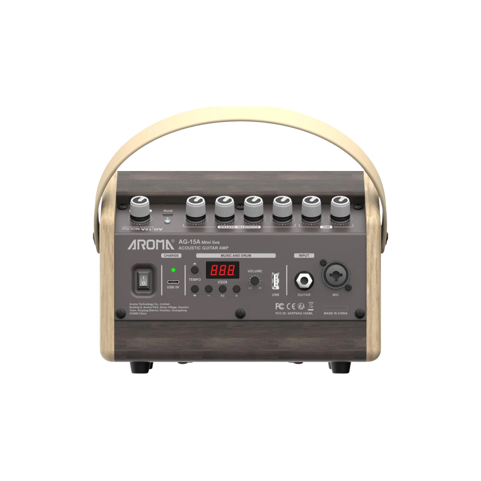 Aroma AG-15A Mini Live Acoustic Guitar Amplifier - Image 5