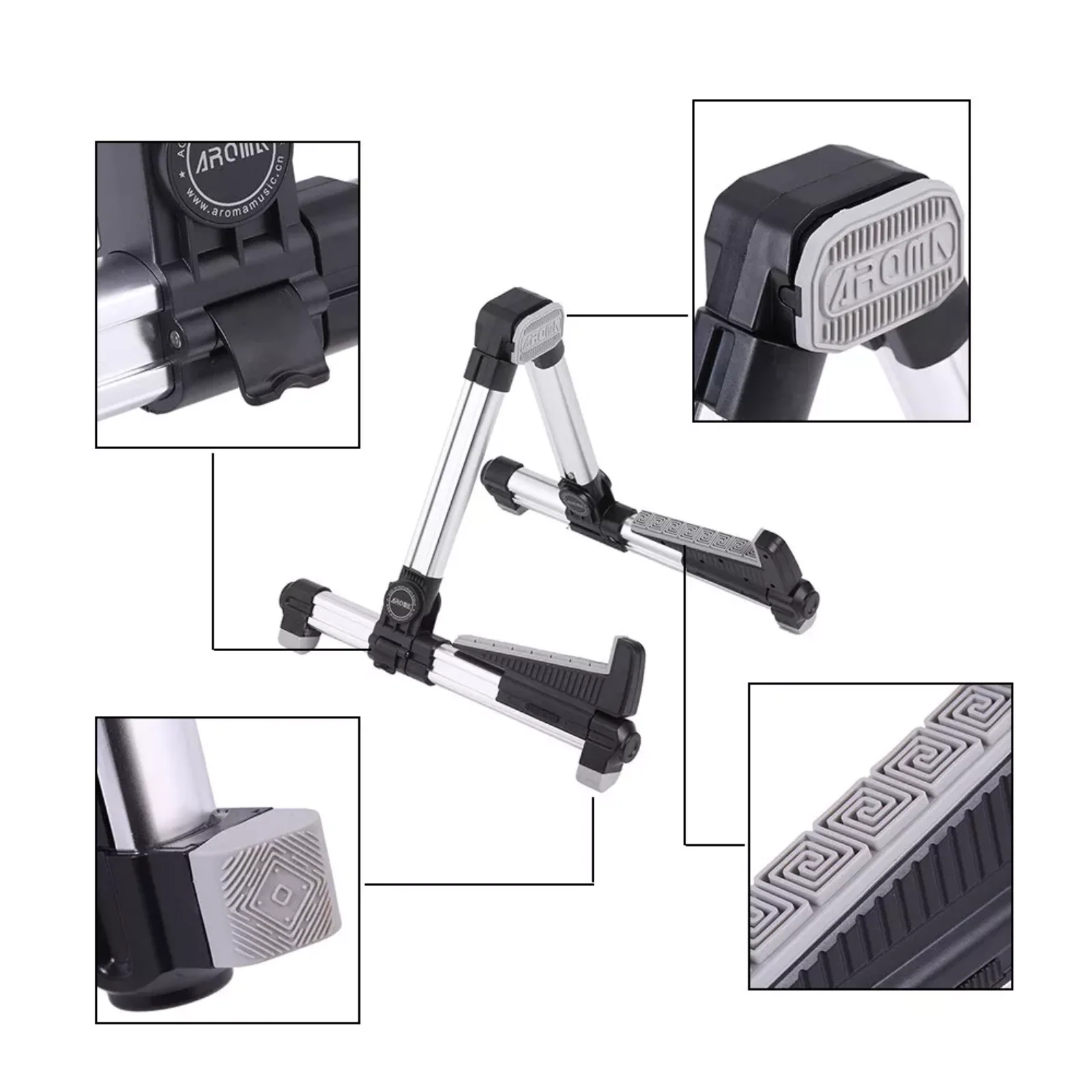 Aroma AGS-08 Adjustable Guitar Floor Stand - Image 10
