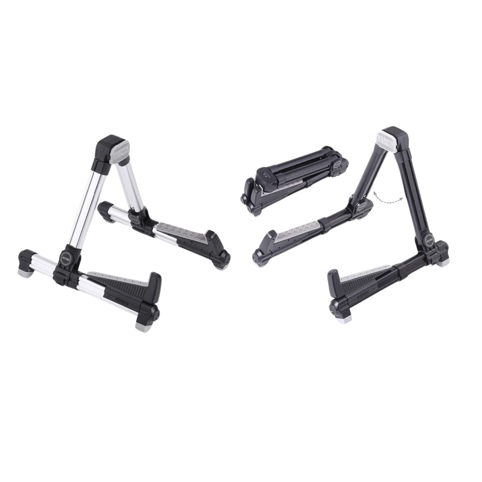 Aroma AGS-08 Foldable Guitar Stand – Black - Image 3