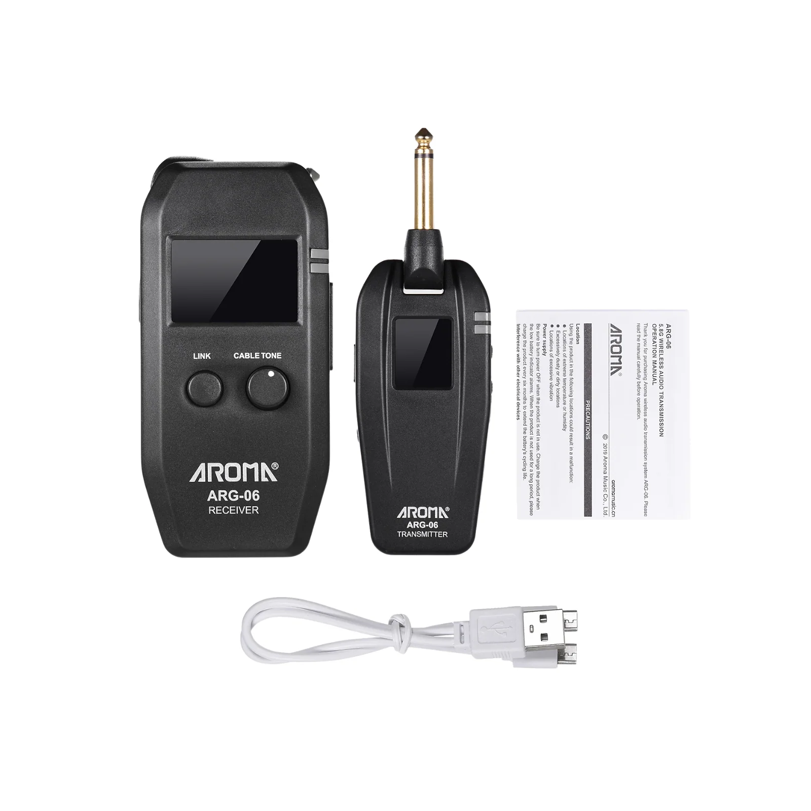 Aroma ARG-06 – 5.8GHz Wireless Guitar System - Image 2