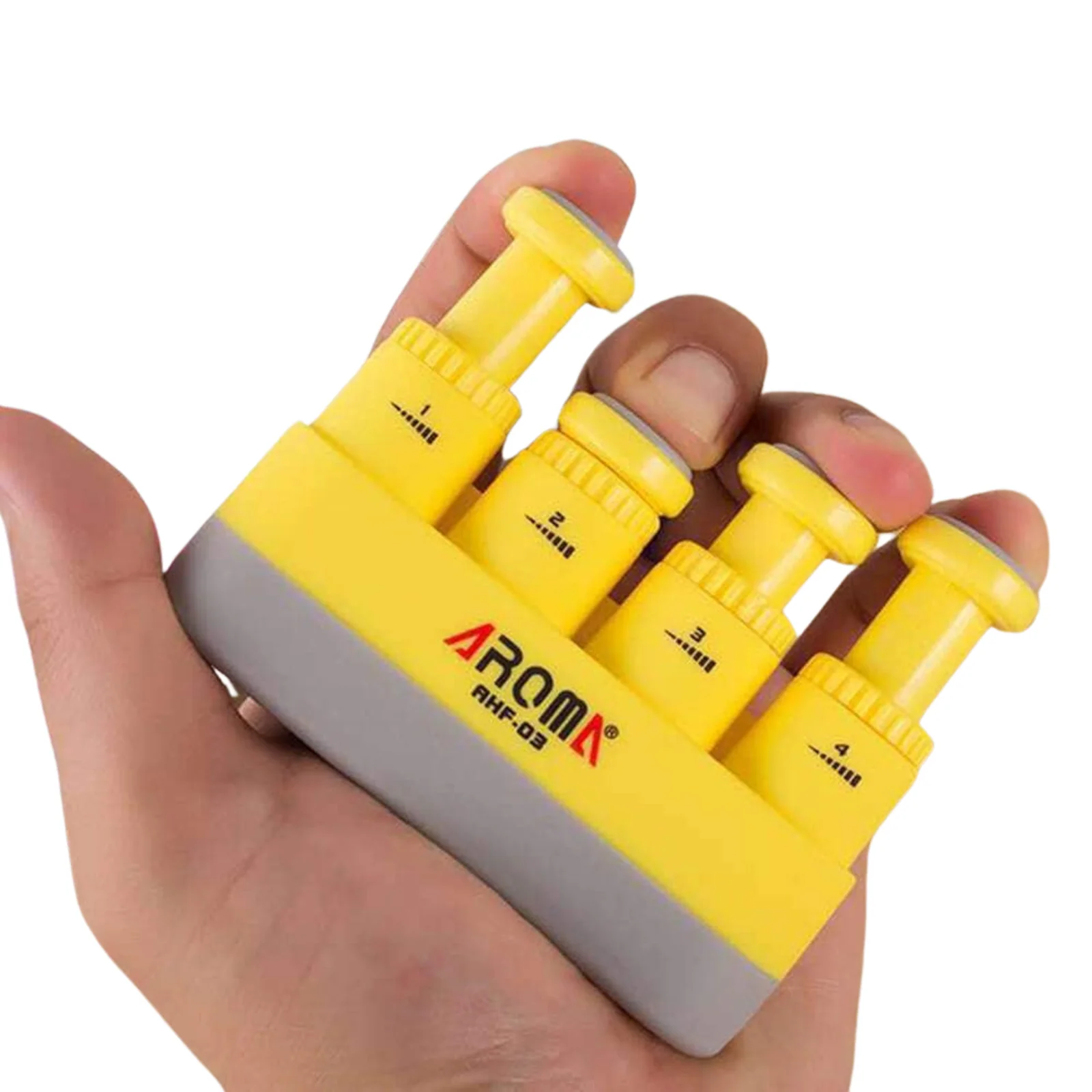 Aroma RP-AHF-03 Finger Power Exercise - Yellow - Image 2