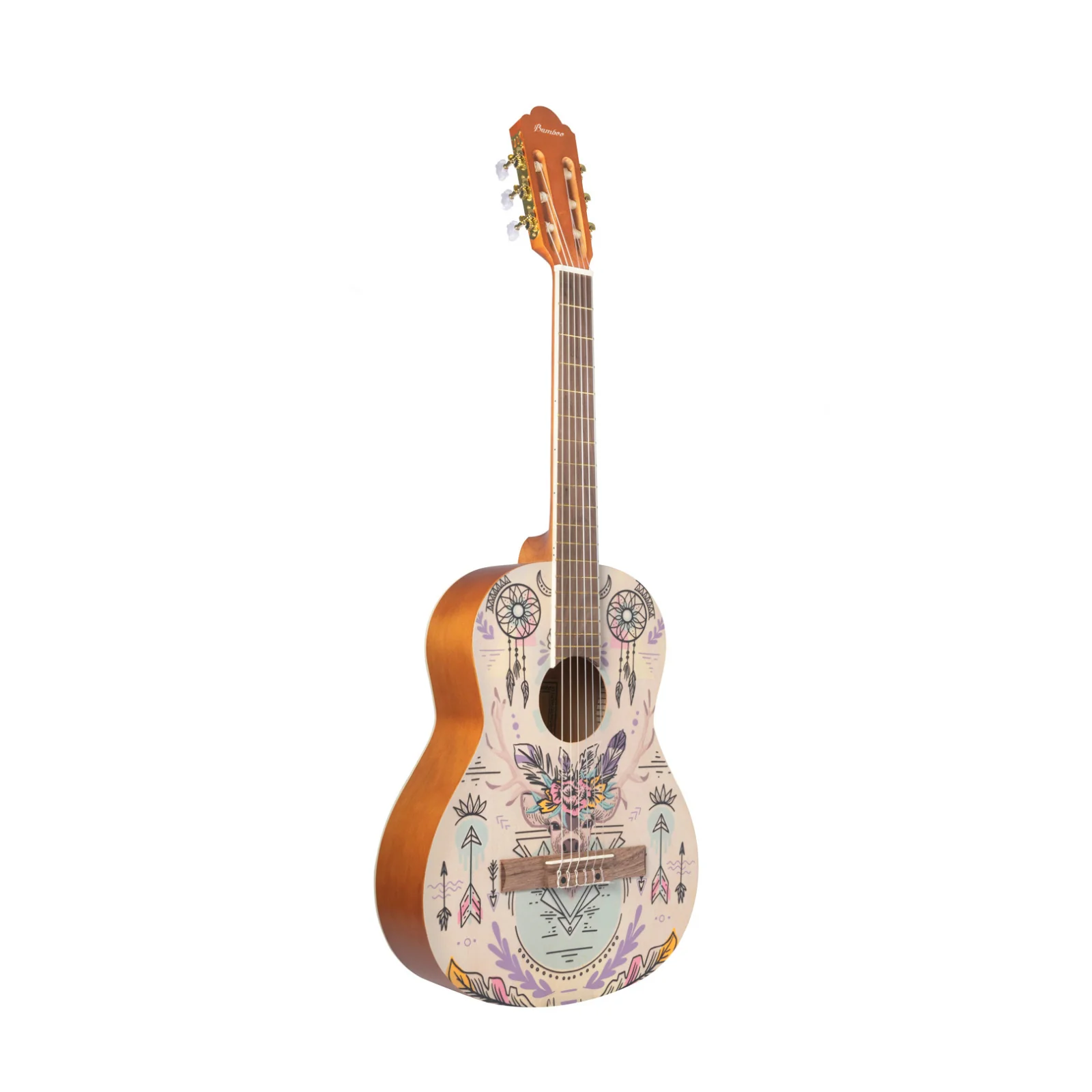 Bamboo GC-36 INDIE Travel Classical Guitar - Image 3