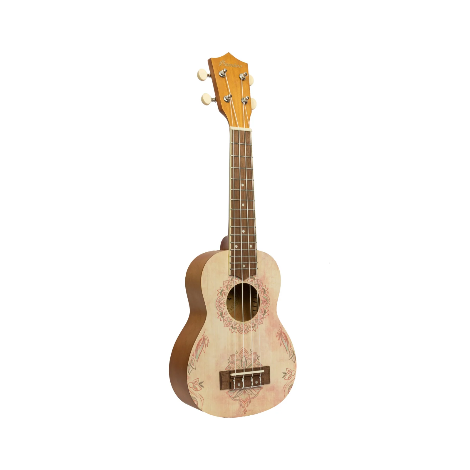 Bamboo U-21 Lotus Mandala Soprano Ukulele - Image 2