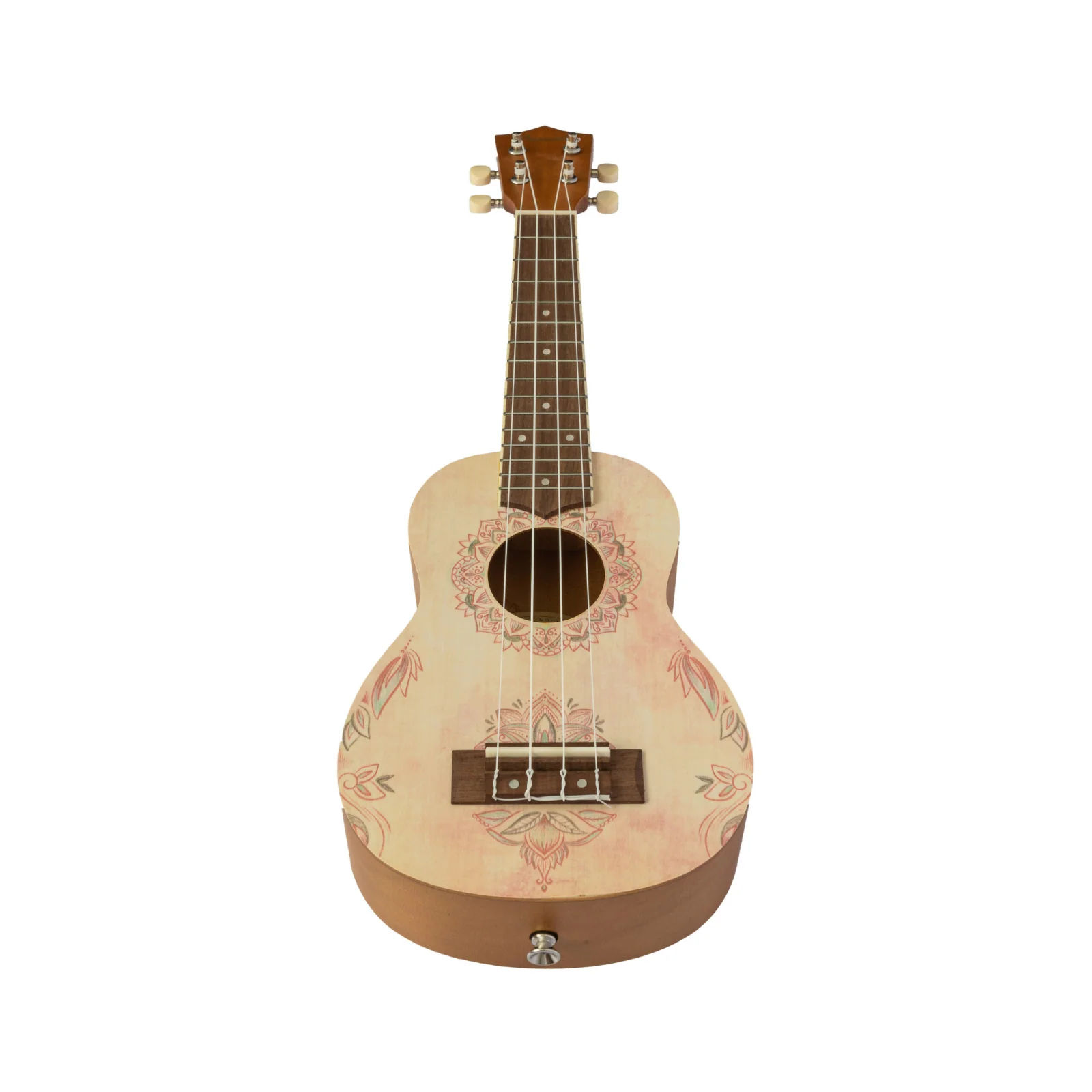 Bamboo U-21 Lotus Mandala Soprano Ukulele - Image 4