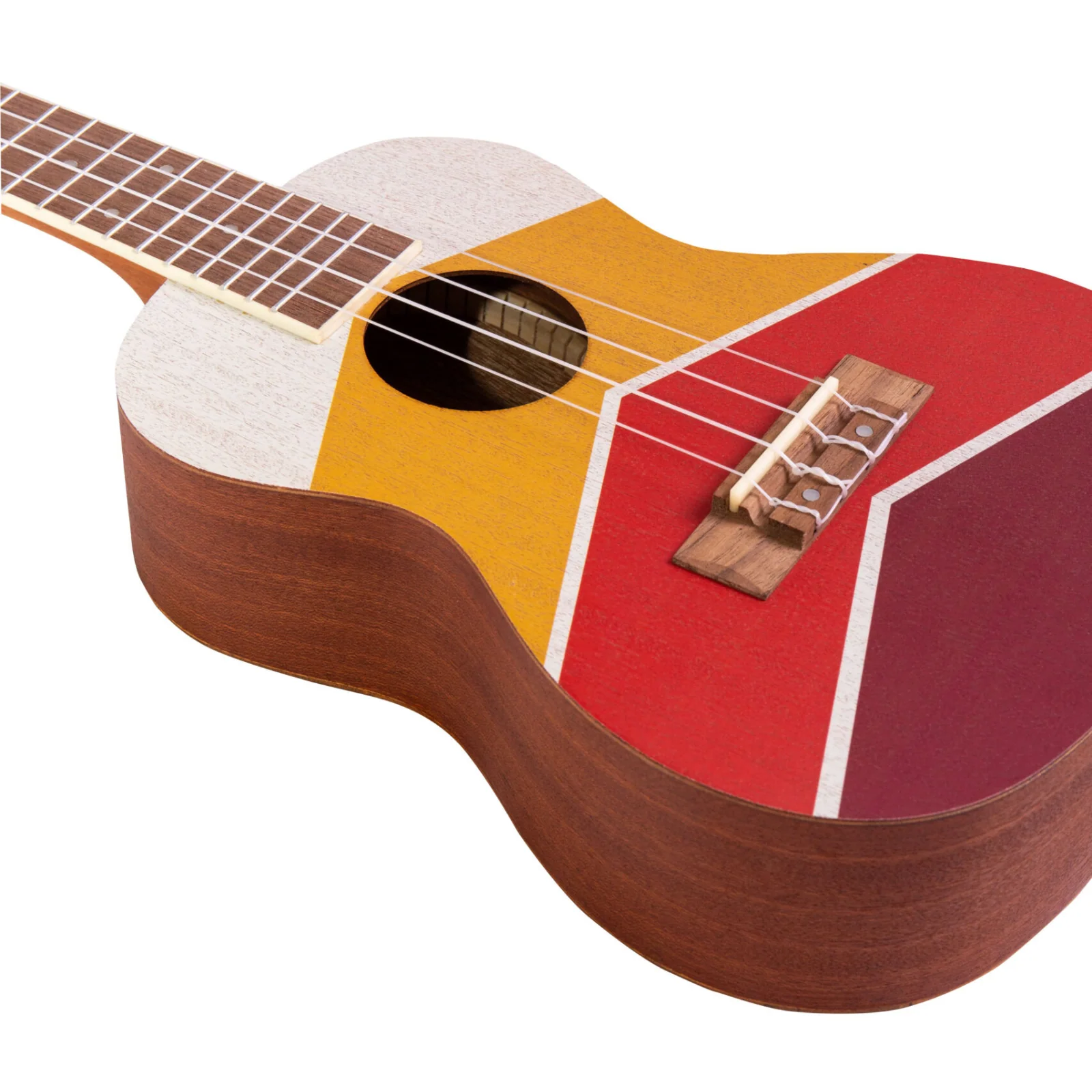 Bamboo U-23 Burning Sunrise Concert Ukulele - Image 5