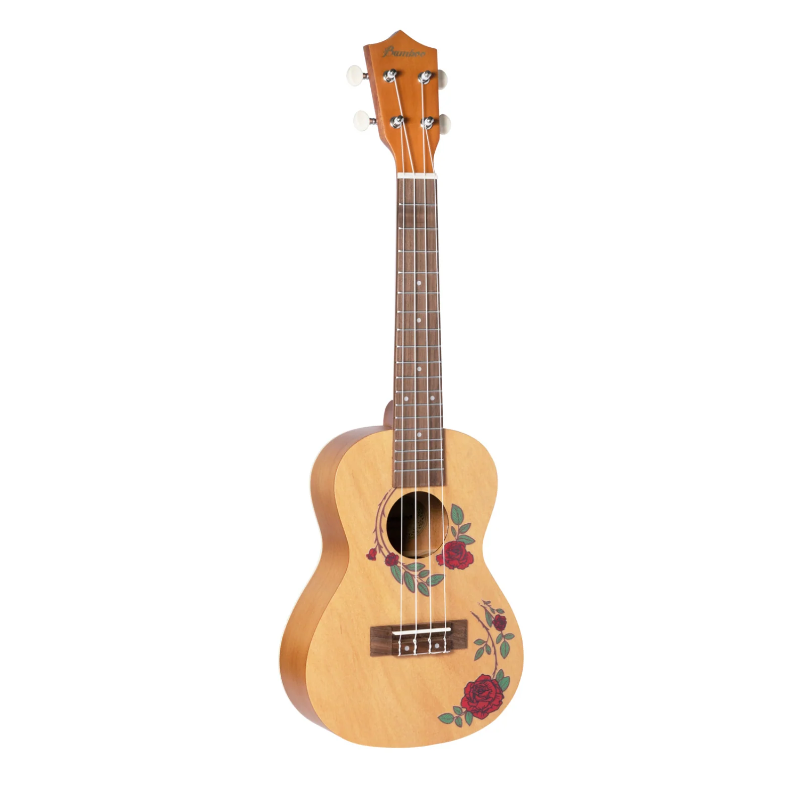 Bamboo U-23 Roses-S Concert Ukulele - Image 2