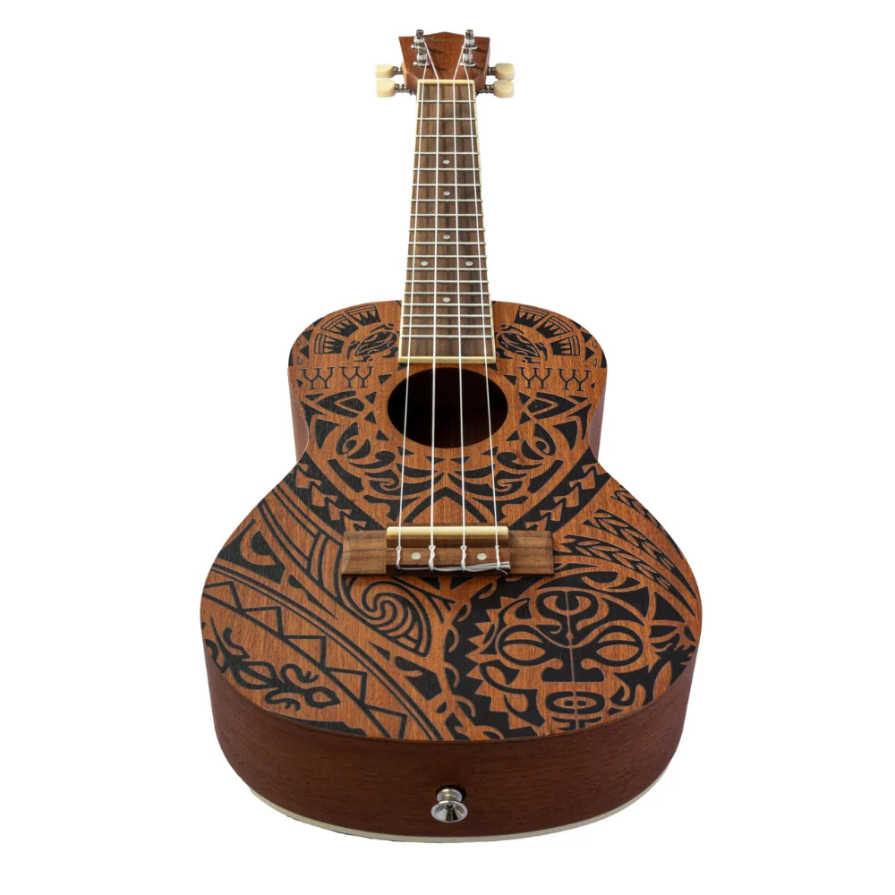 Bamboo U-23 TRIBAL Concert Ukulele - Image 3