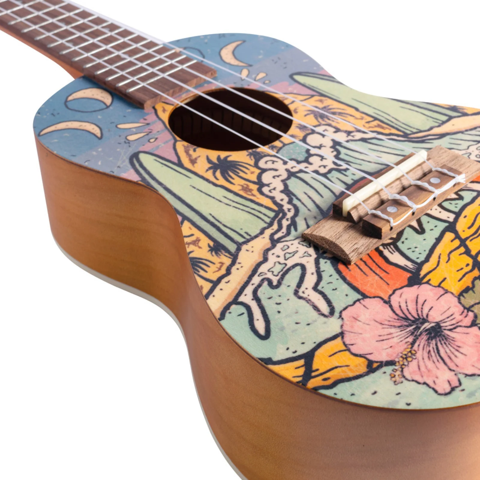 Bamboo U-23 Cool Beach-S Concert Ukulele - Image 3