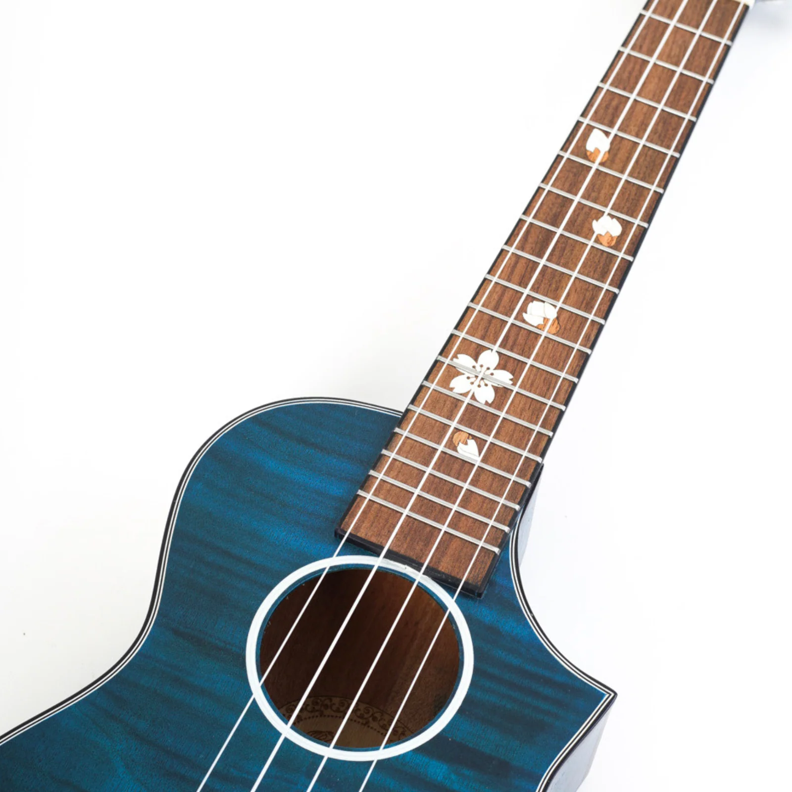 Bamboo U-26-BLOSSOM-BL Tenor Ukulele - Image 6