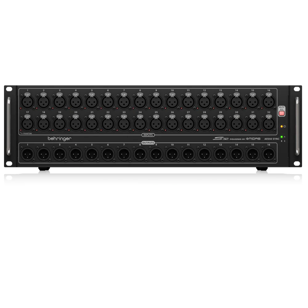Behringer S32 – 32 Input, 16 Output Digital Stage Box