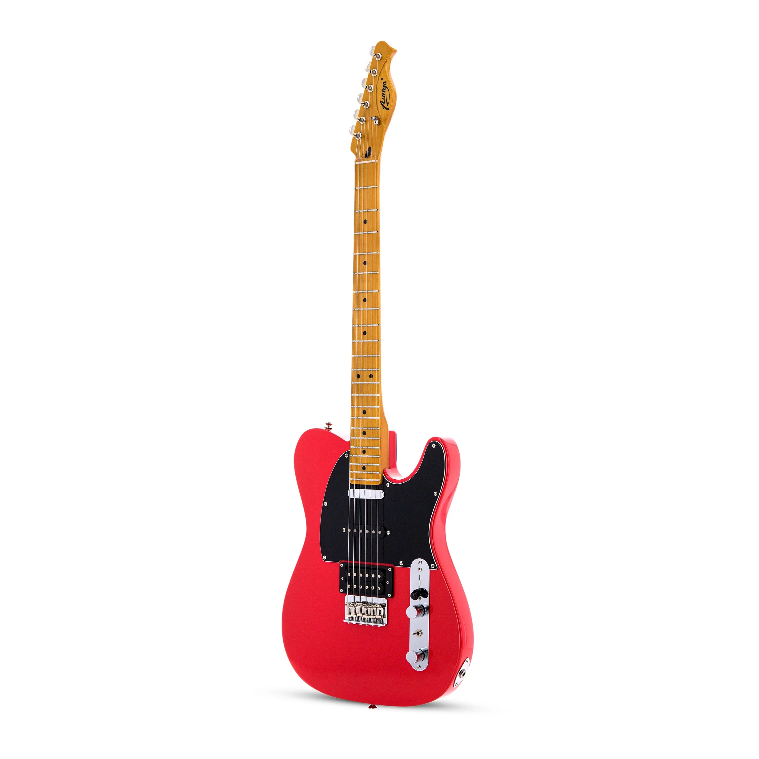 Blackbird A8450 Red Winged Electric Guitar with Hard Case - Image 2