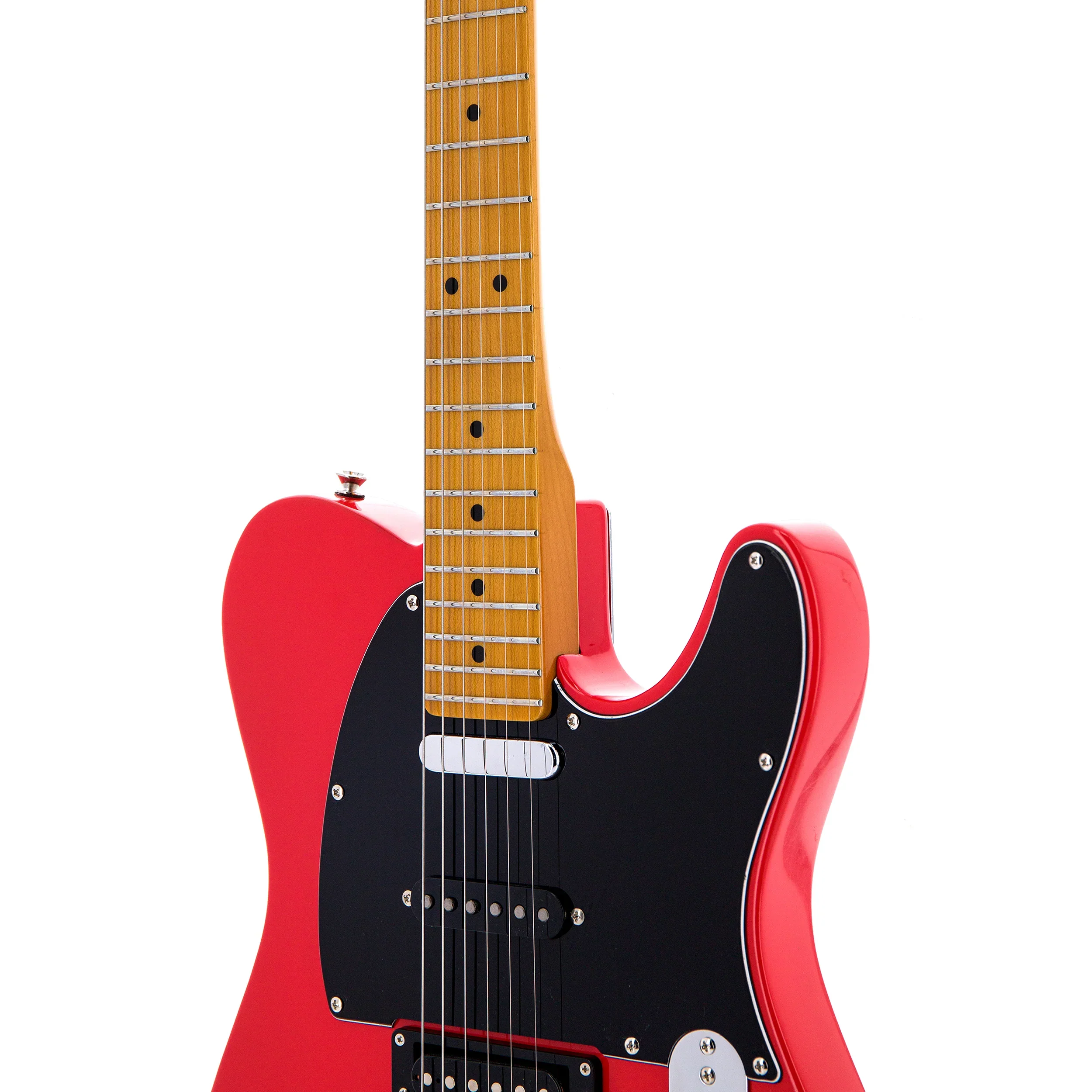 Blackbird A8450 Red Winged Electric Guitar with Hard Case - Image 3
