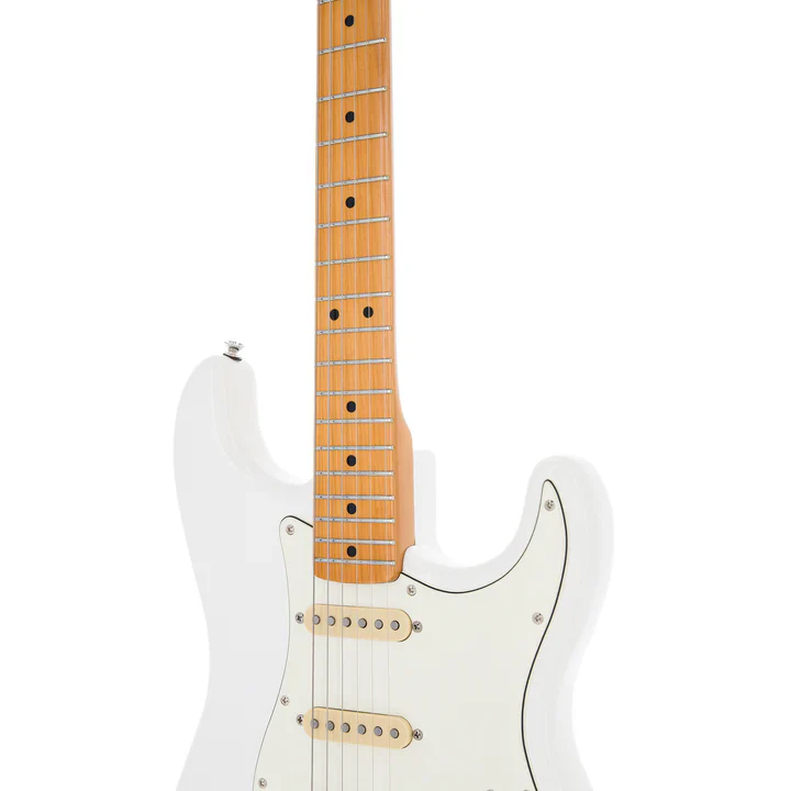 Blackbird A200 Great Egret Electric Guitar with Hard Case - Olympic White - Image 3