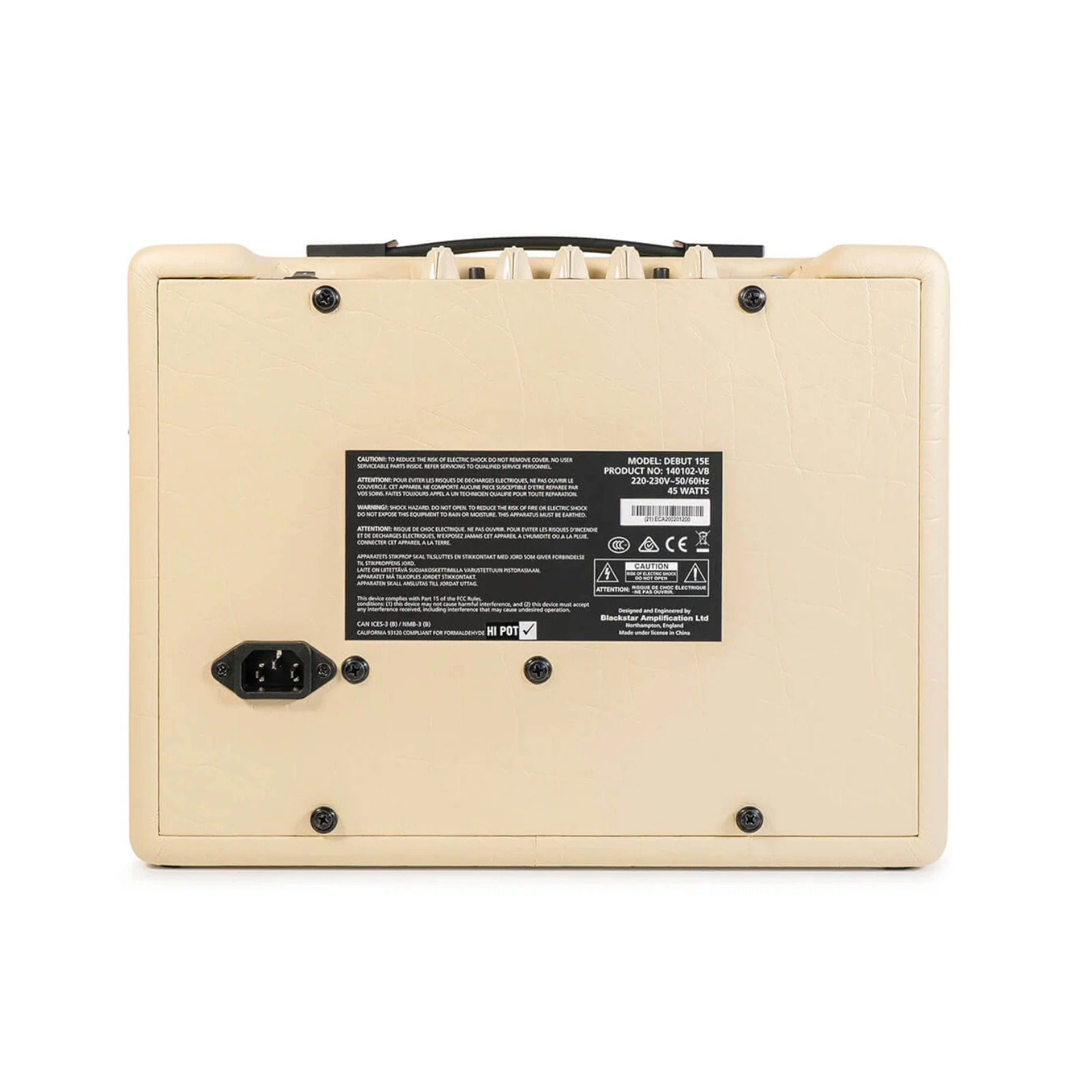 Blackstar Debut 15E Guitar Combo Amplifier - Beige - Image 2