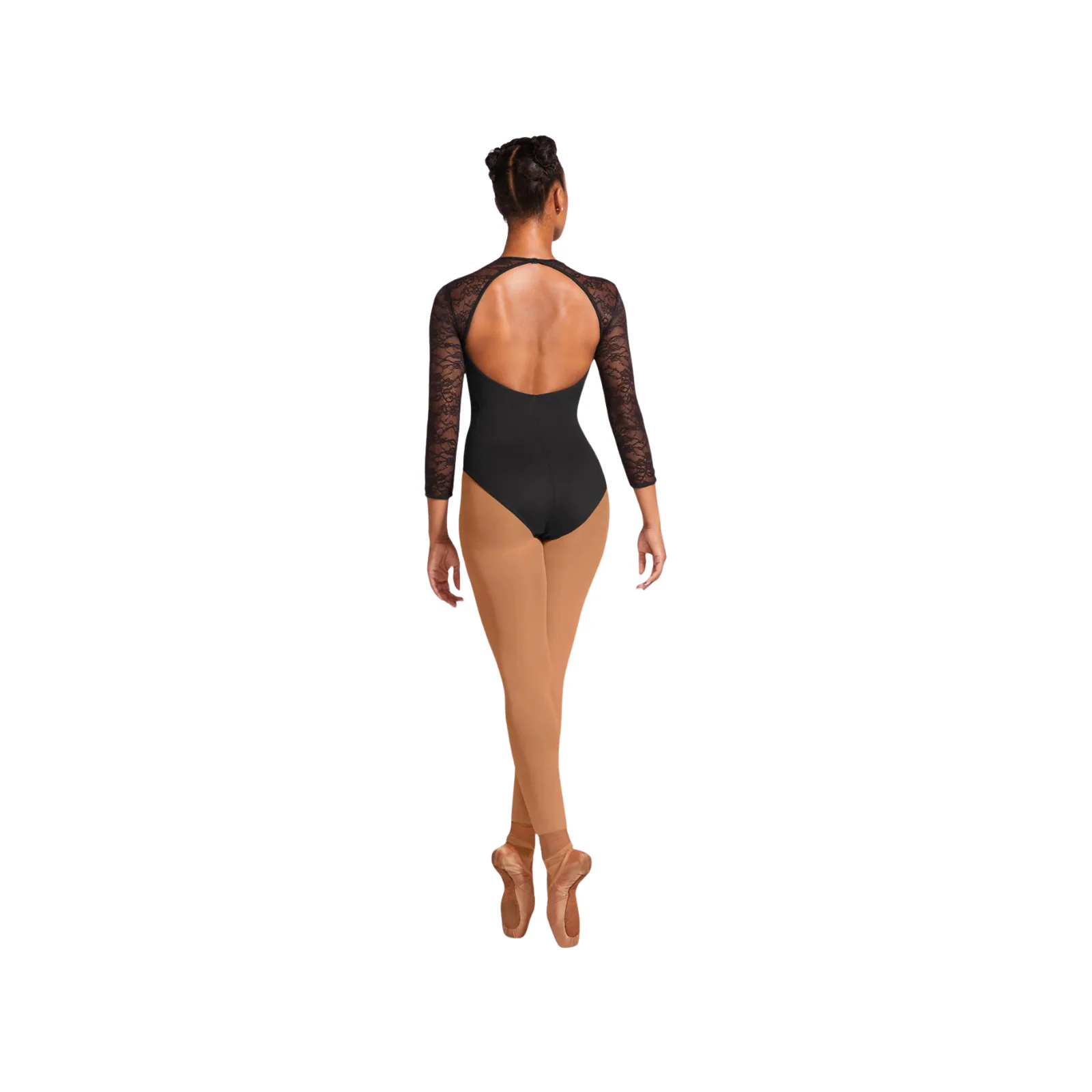 Bloch Ladies Kate Lace Open Back Leotard – Black - Image 2