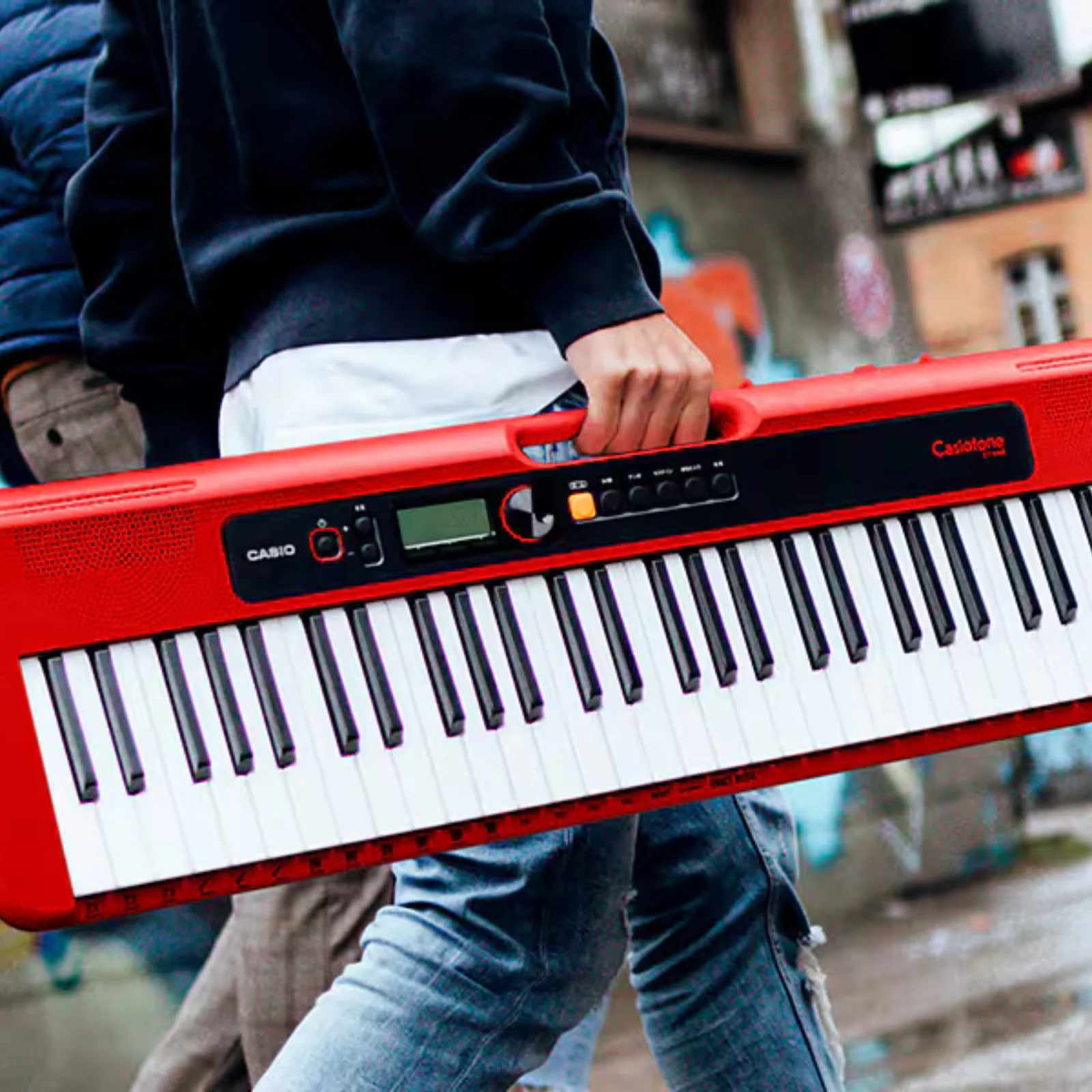 Casio Casiotone CT‑S200RD Portable Keyboard – Red - Image 3