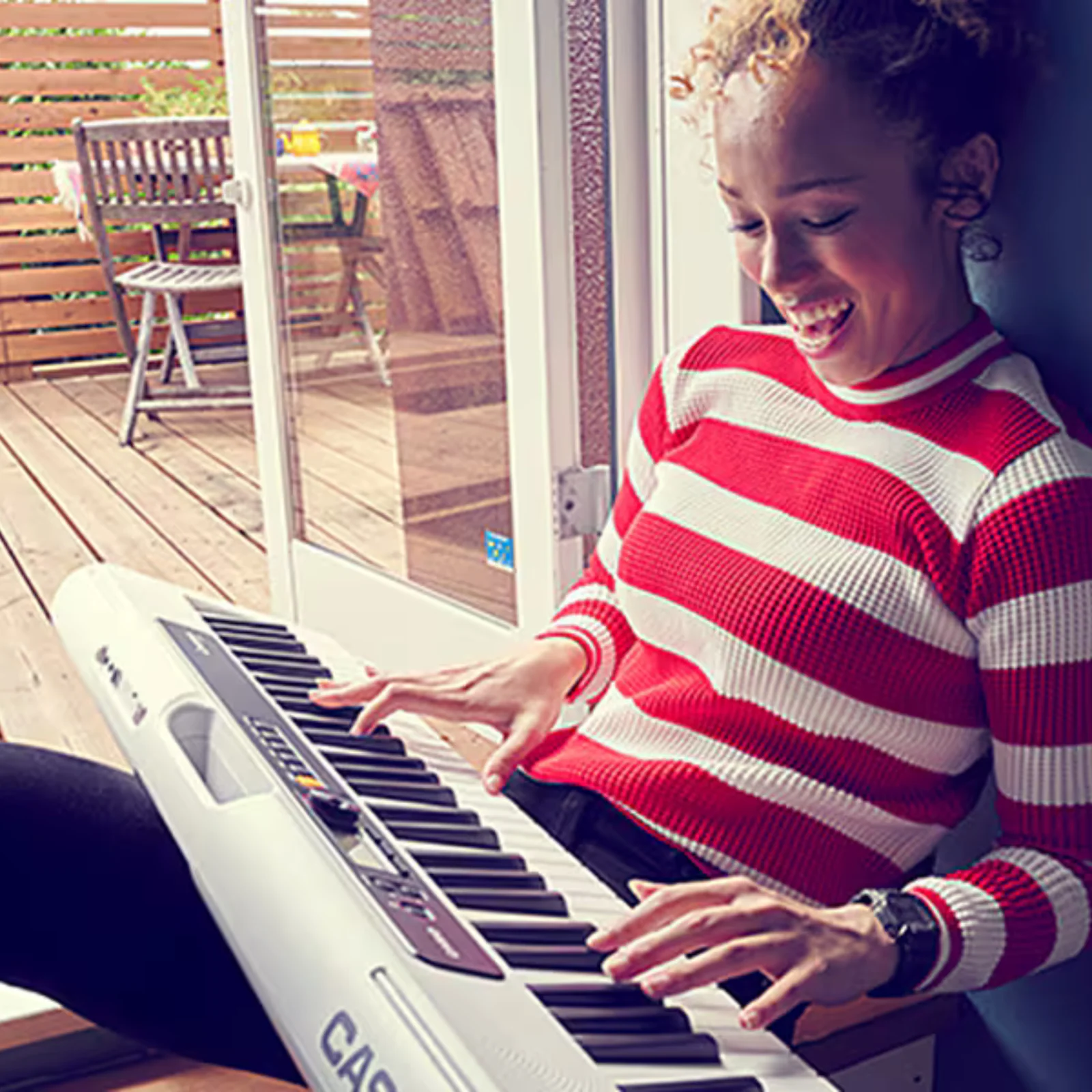Casio Casiotone CT‑S200WE Portable Keyboard – White - Image 3