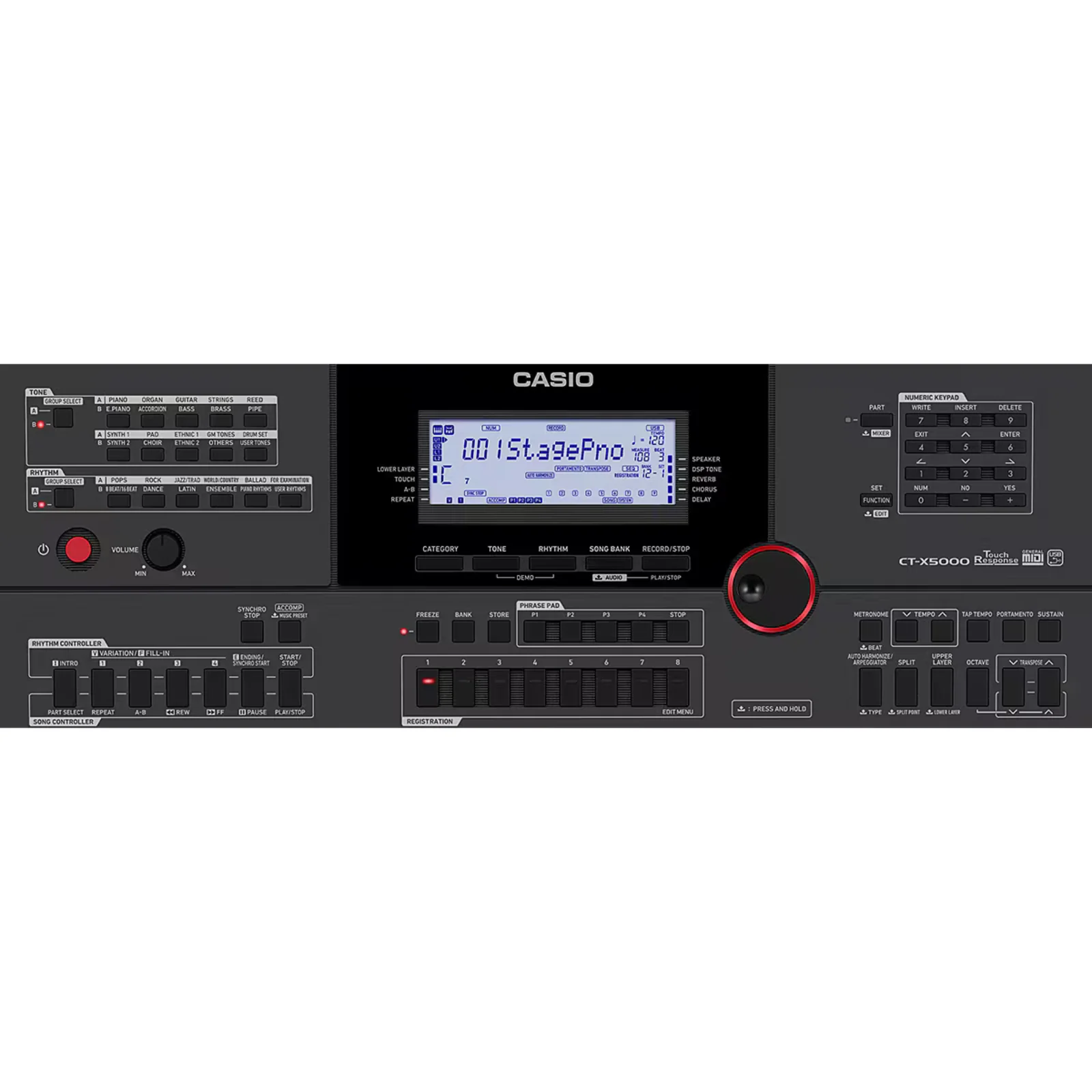 Casio CT-X5000 Arranger Keyboard – Black - Image 3