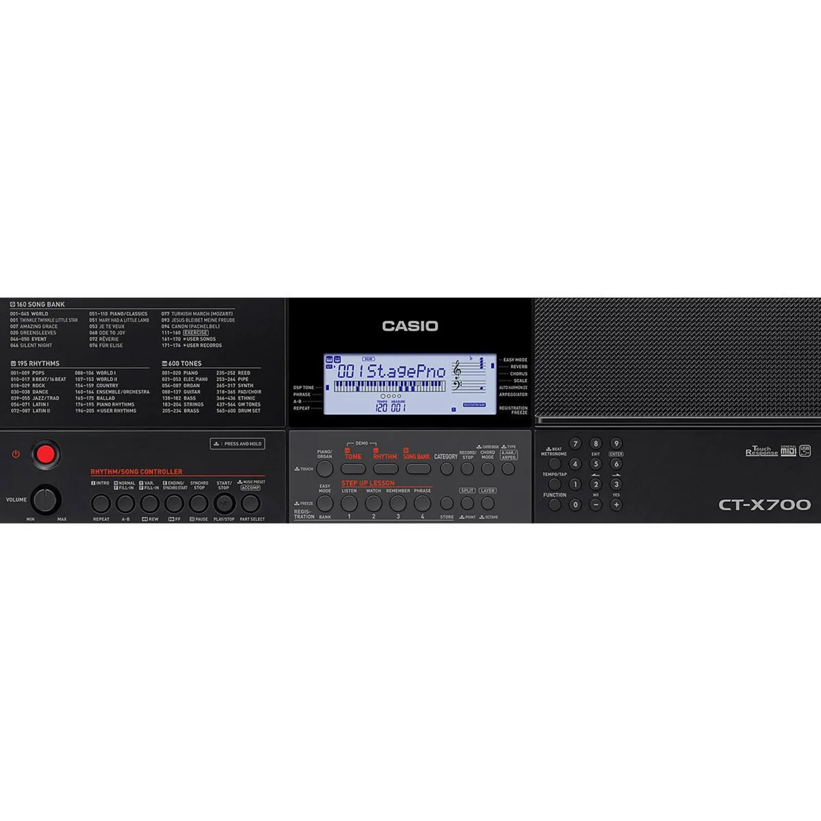 Casio CT-X700 Arranger Keyboard – Black - Image 3