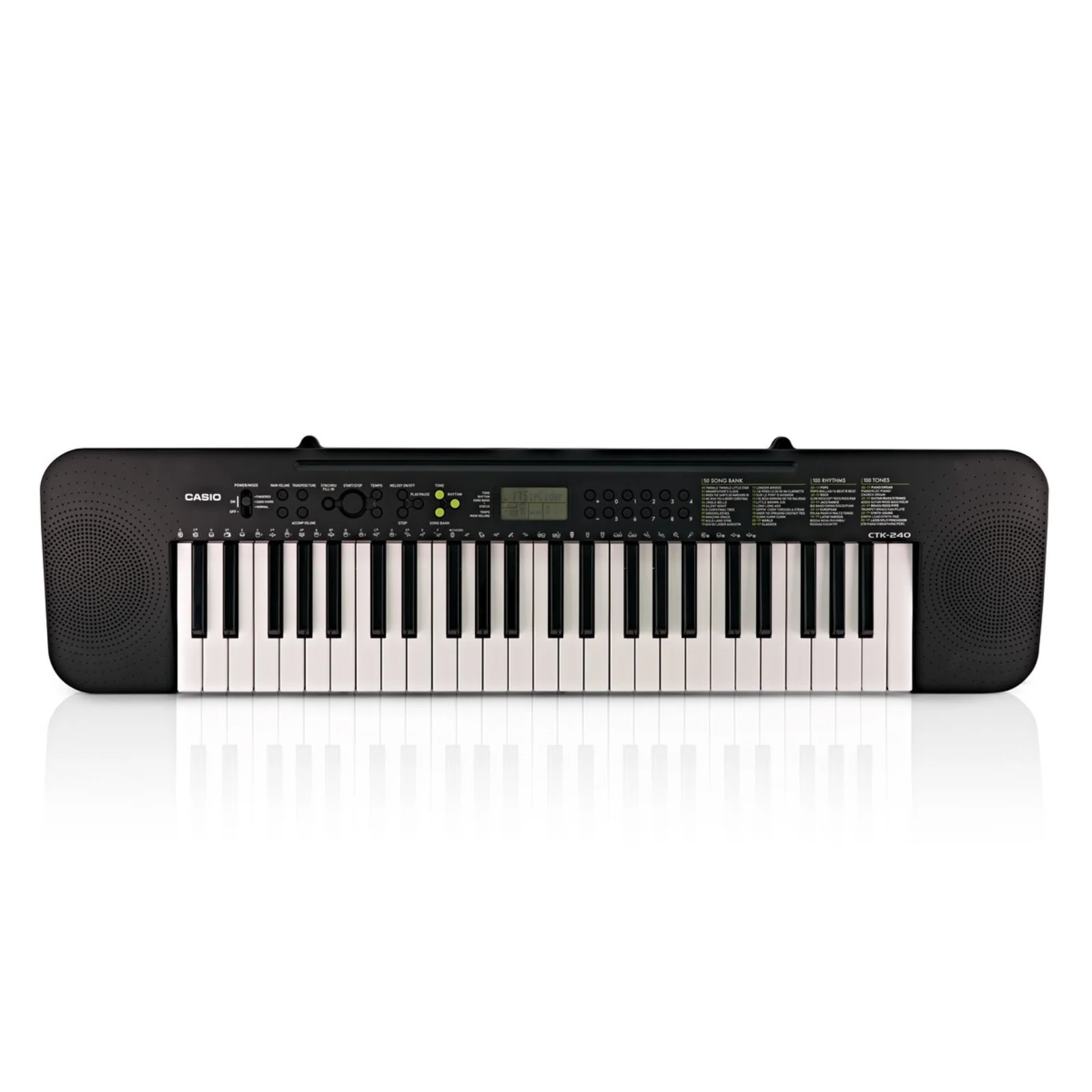 Casio CTK‑240 Portable Keyboard 49 Key – Black