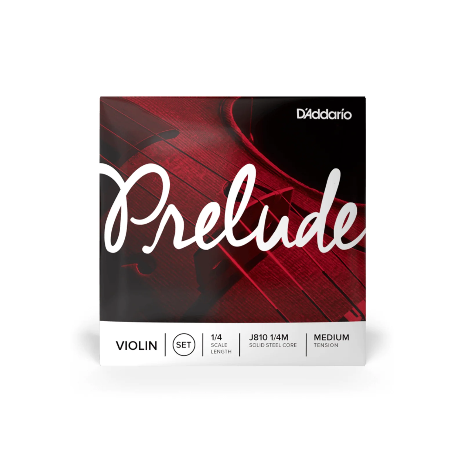D’Addario Prelude Violin String Set J810-1/4M - Image 2