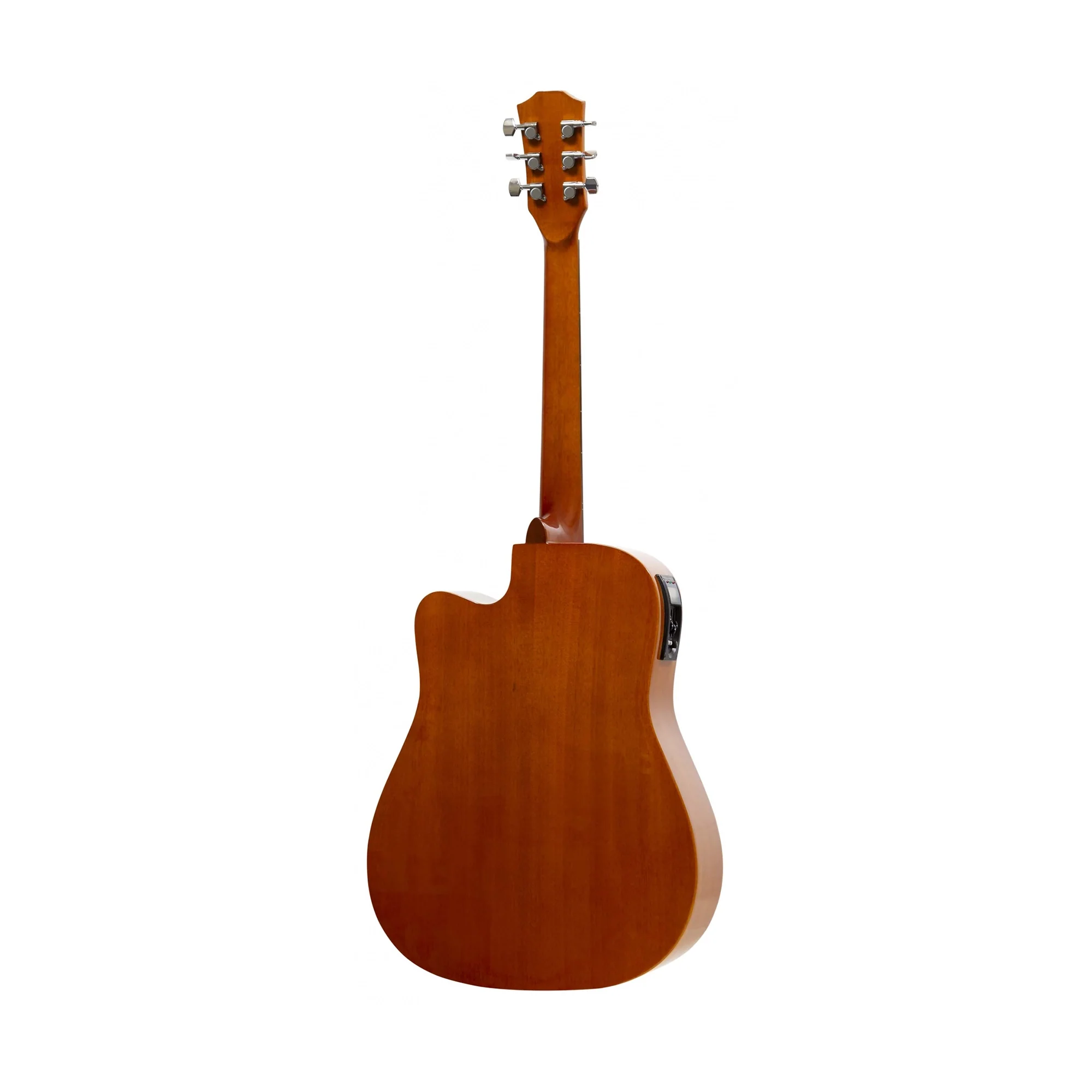 De Salvo AG1CEQMS 4/4 Semi Acoustic Guitar - Mahogany Satin - Image 3