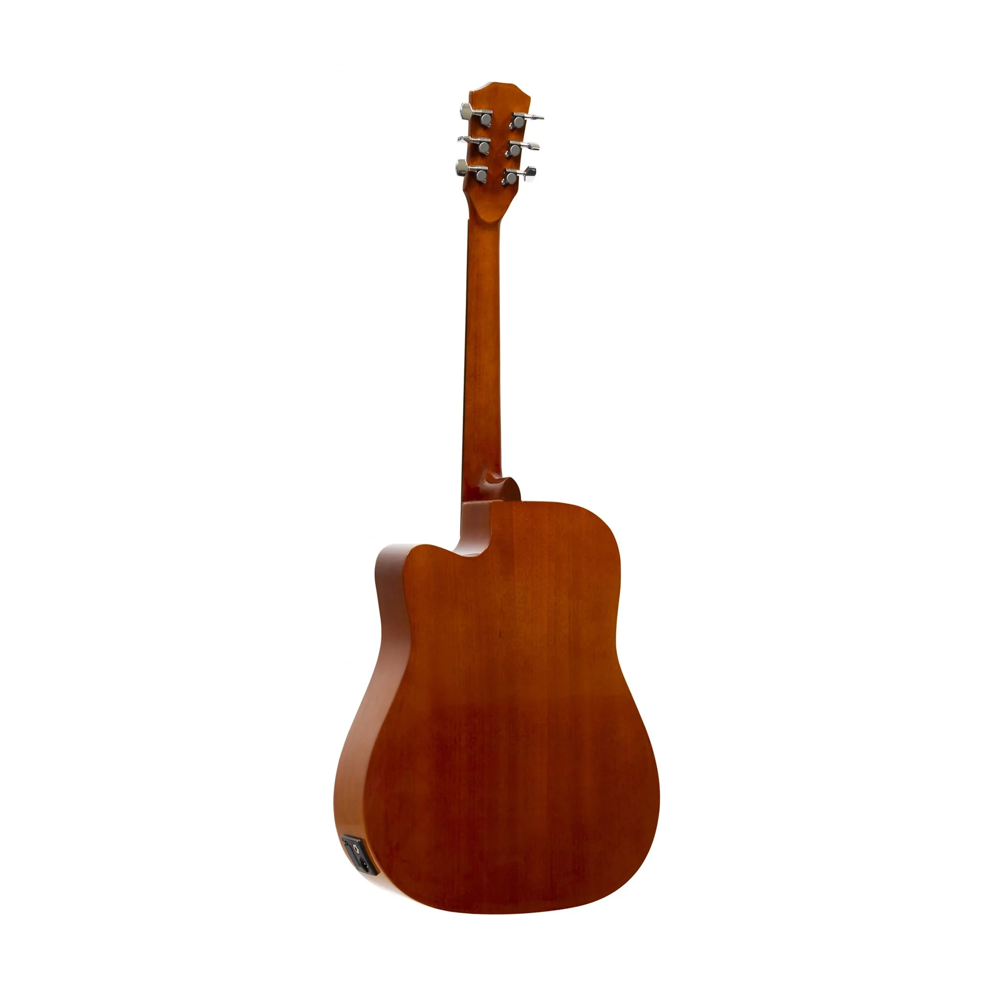 De Salvo AG1CEQMS 4/4 Semi Acoustic Guitar - Mahogany Satin - Image 4