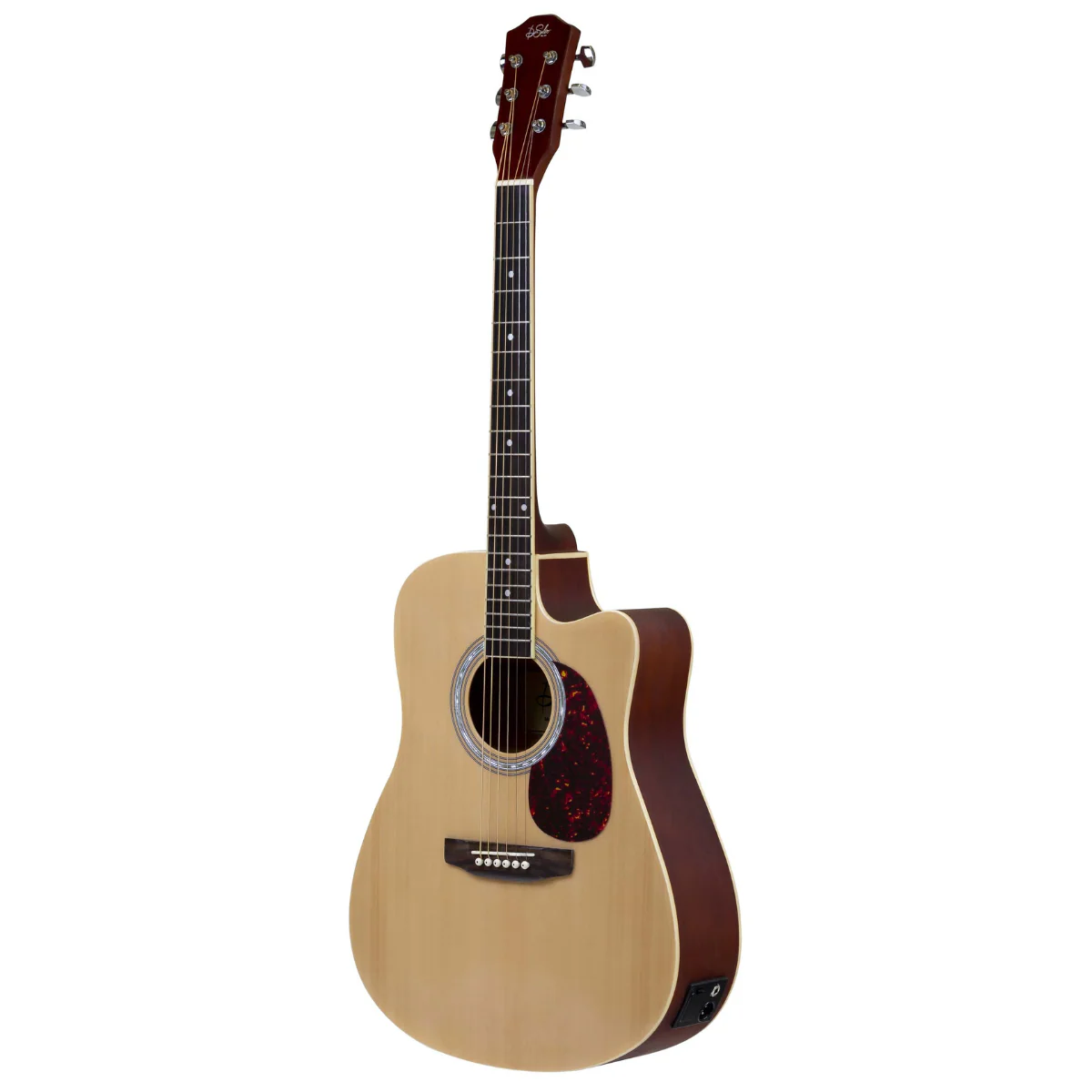 De Salvo AG1CEQNTGS Semi-Acoustic Cutaway - Natural Gloss - Image 3