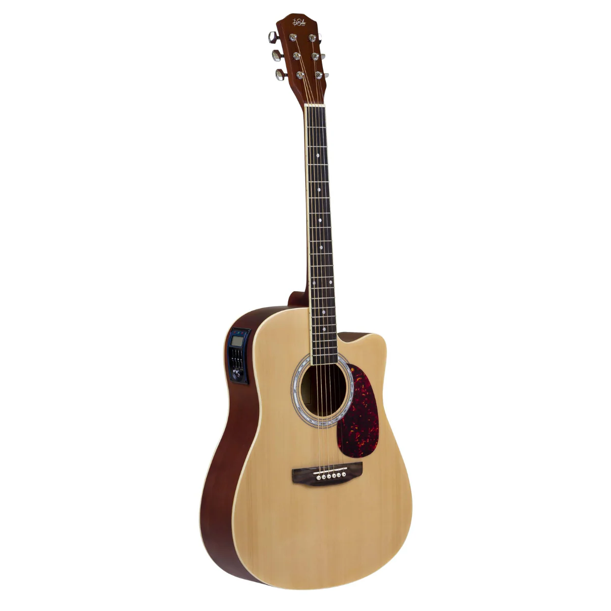 De Salvo AG1CEQNTGS Semi-Acoustic Cutaway - Natural Gloss - Image 5