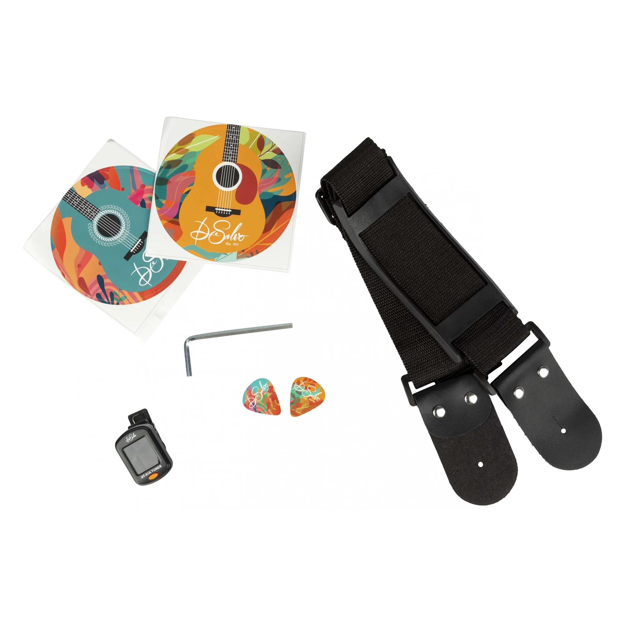 De Salvo AG1SBKIT Acoustic Guitar Kit - Sunburst - Image 4