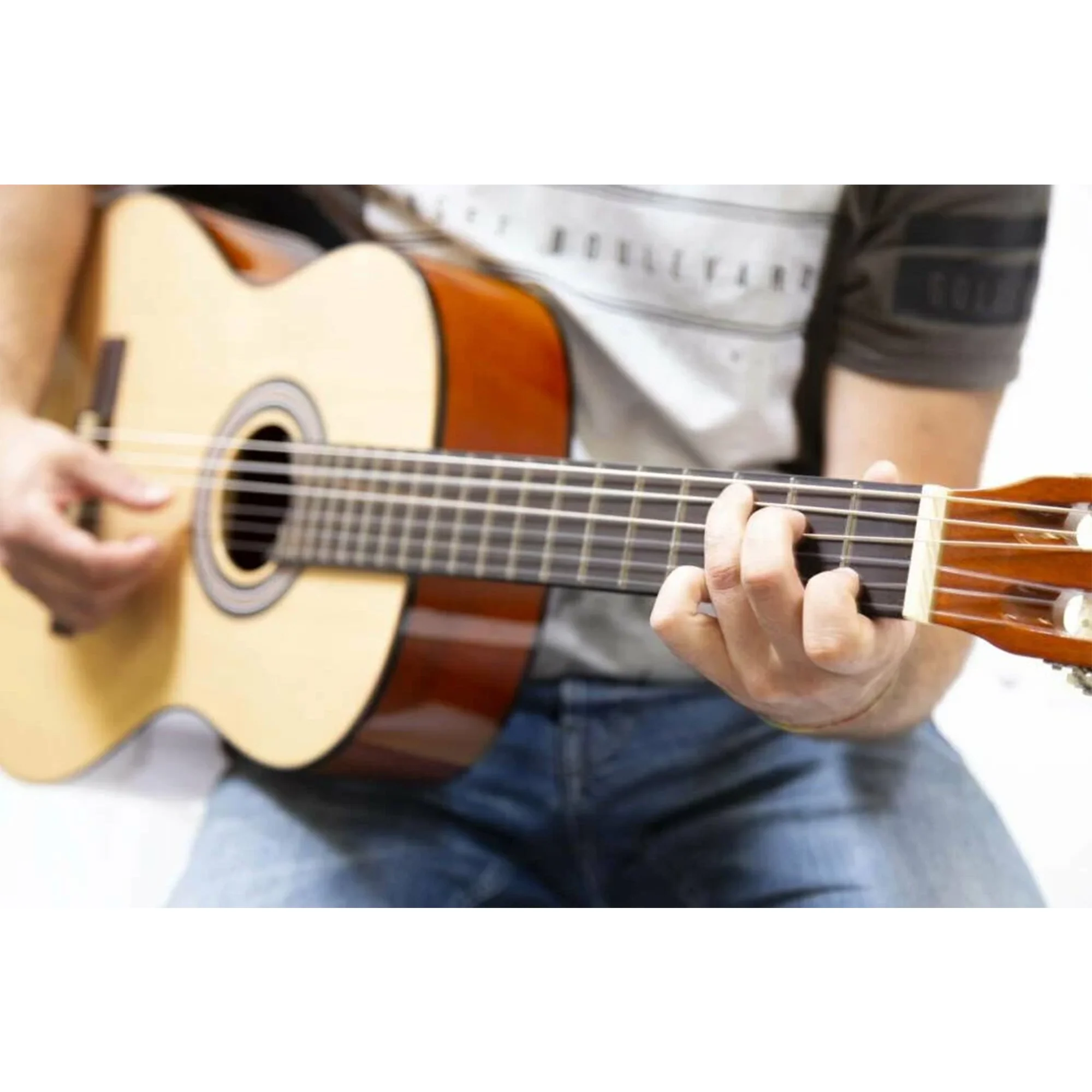 De Salvo CG44GNT Full-Size Classical Guitar - Natural Gloss - Image 8