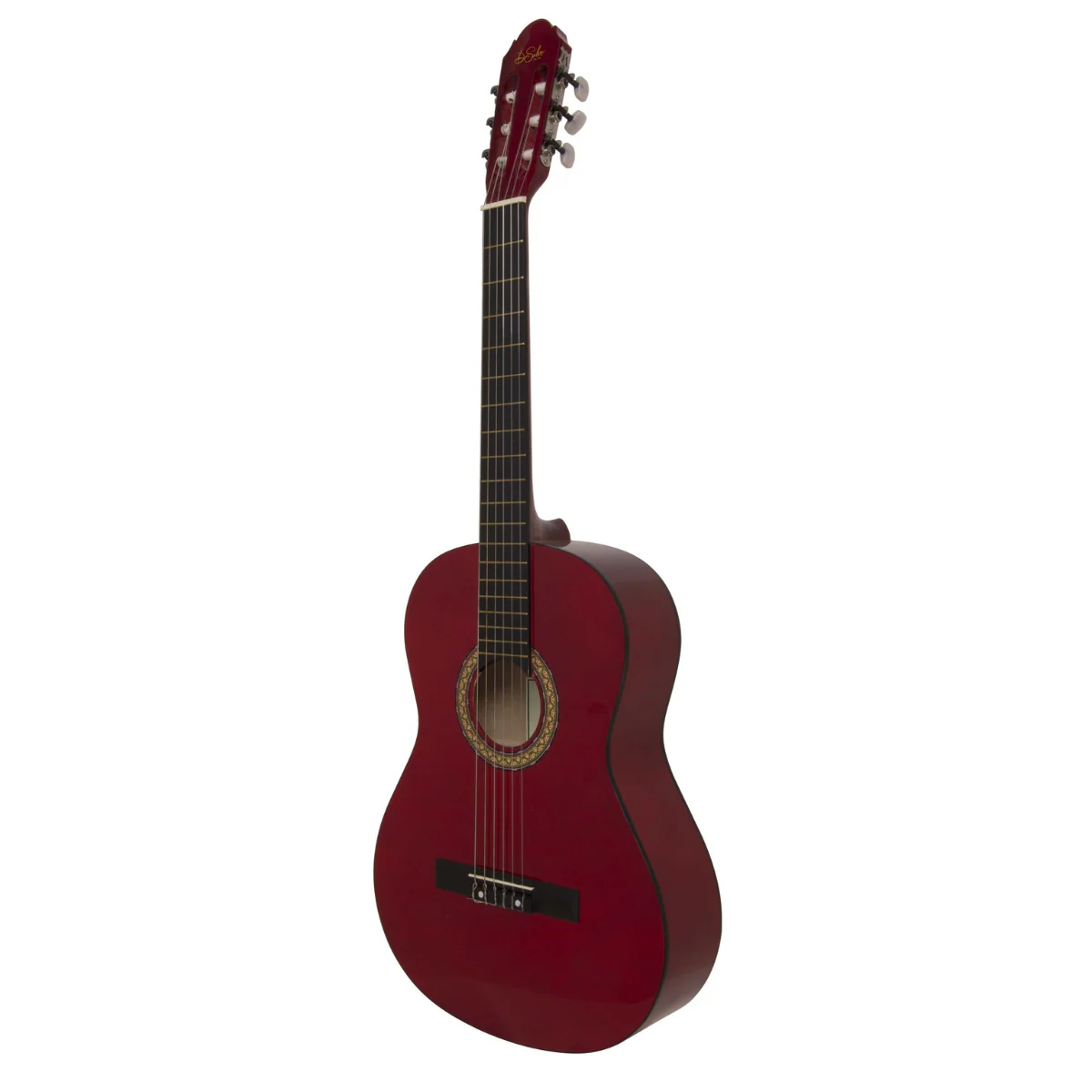 De Salvo CG34RD 3/4 Classical Guitar - Red Finish - Image 2