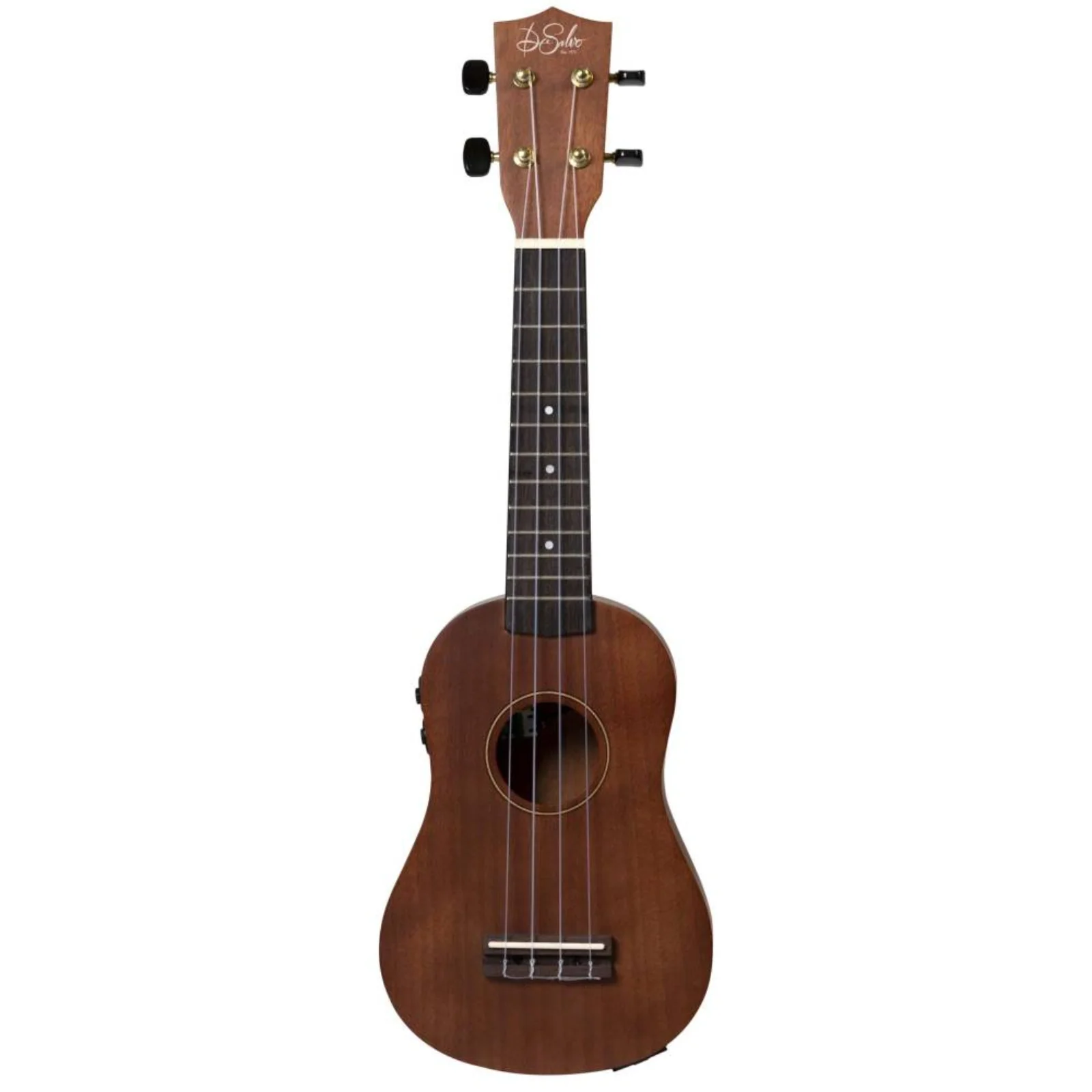 De Salvo UKMSEQ Soprano Ukulele - Mahogany