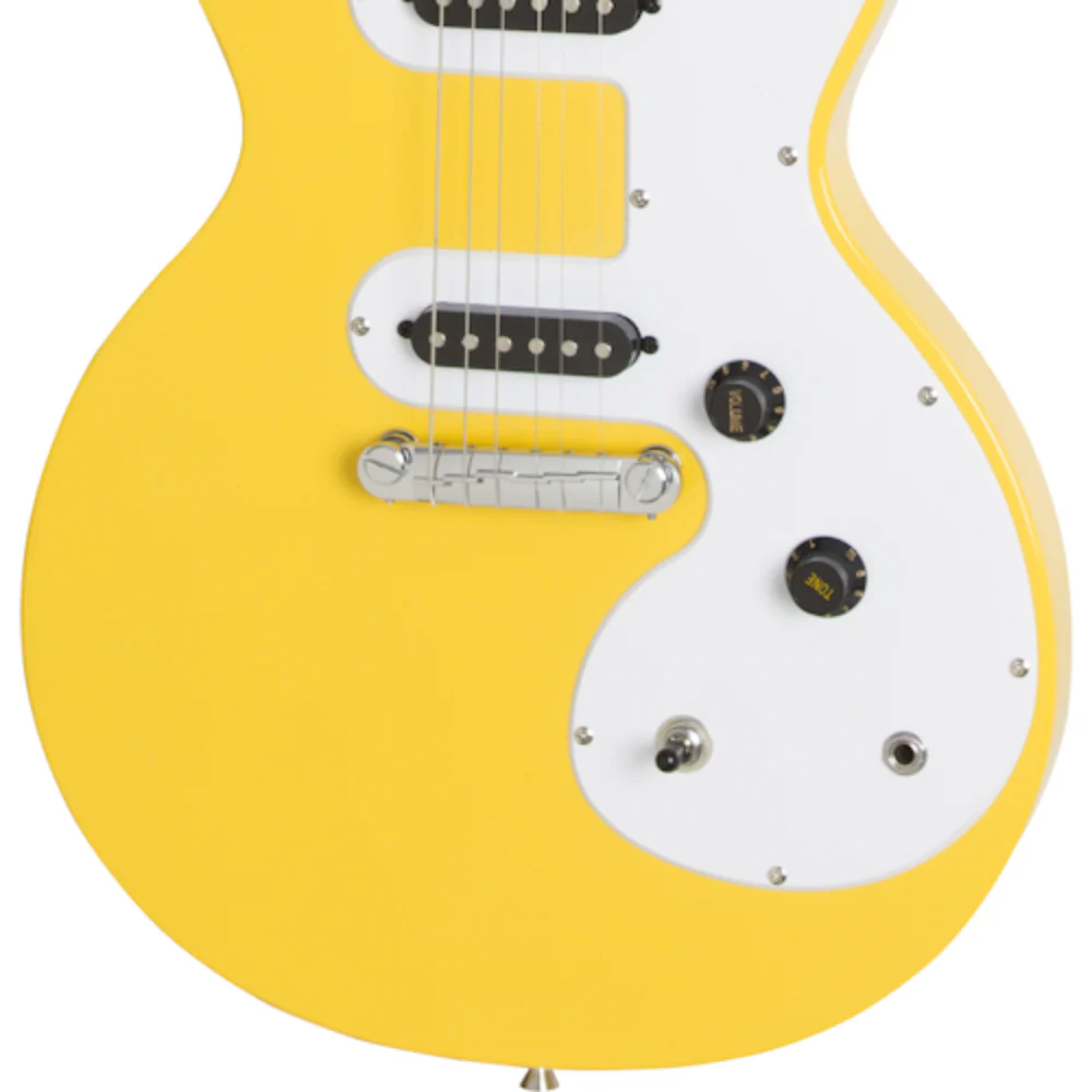 Epiphone ENOLVSCH1 Les Paul Melody Maker Electric Guitar - Yellow - Image 3