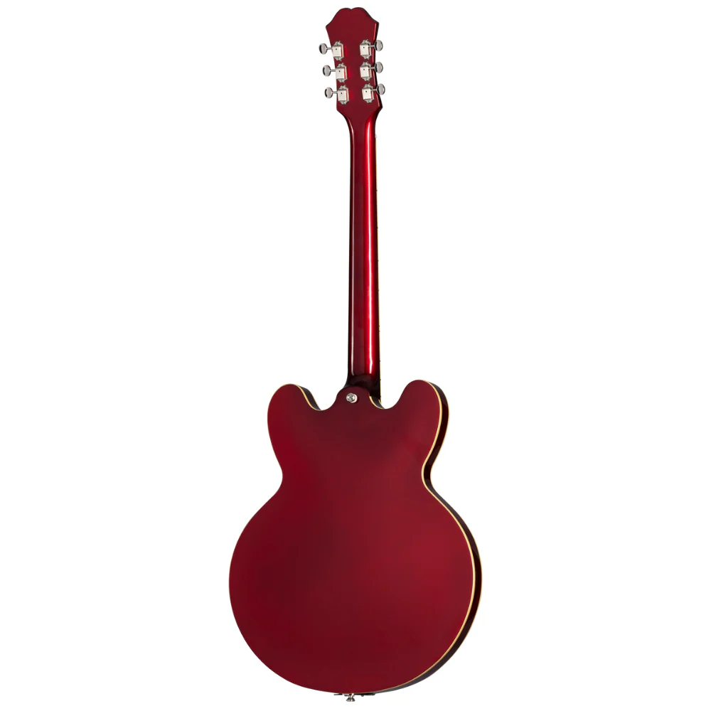 Epiphone Riviera Semi-Hollow Electric Guitar - Sparkling Burgundy - Image 2