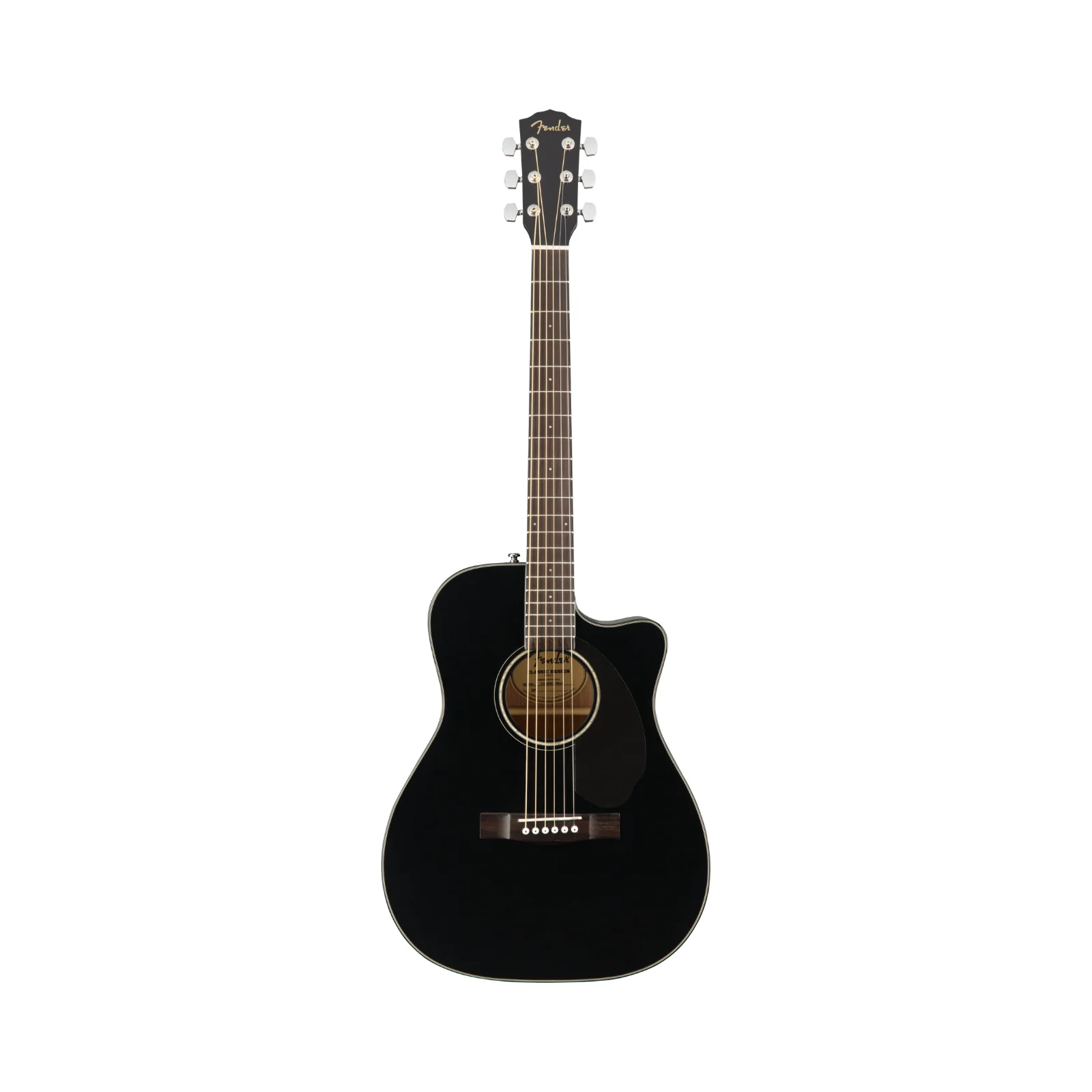 Fender CC-60SCE Concert E-Acoustic Guitar – Black - Image 4