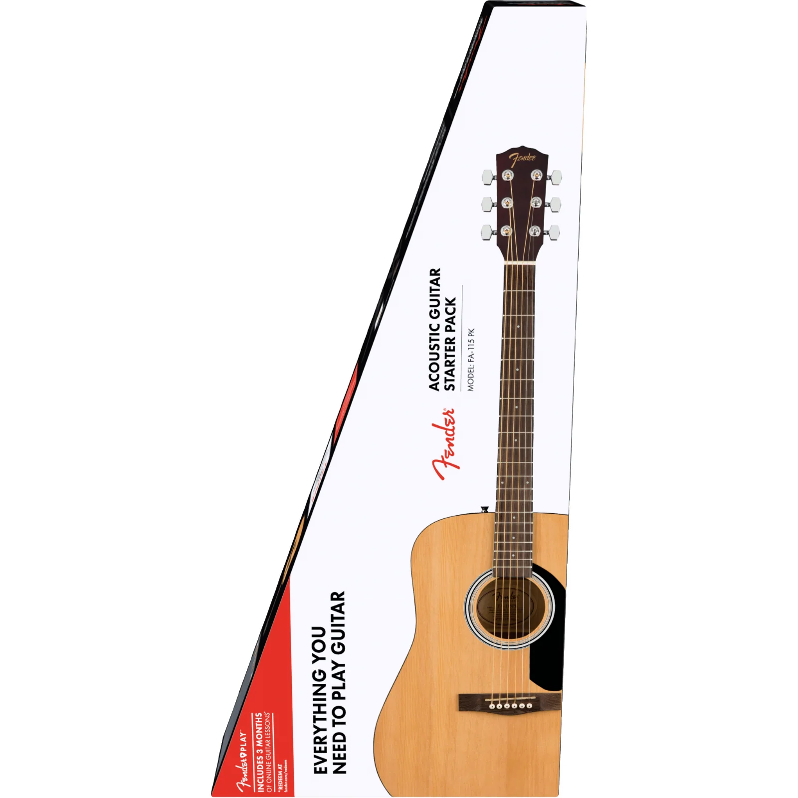 Fender FA-115 Dreadnought Acoustic Guitar Pack – Natural - Image 4