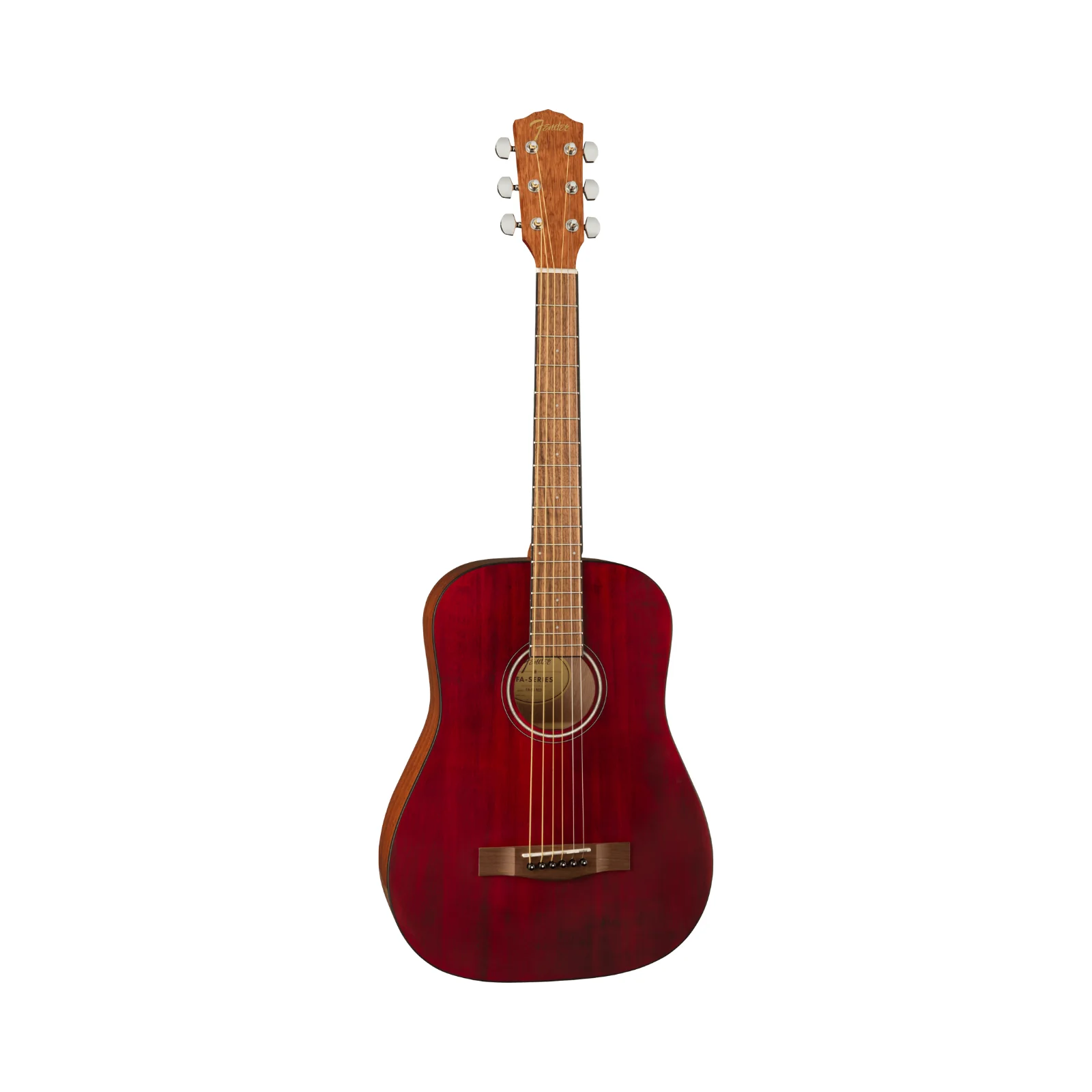 Fender FA-15 Steel Acoustic Guitar 3/4 – Red - Image 3
