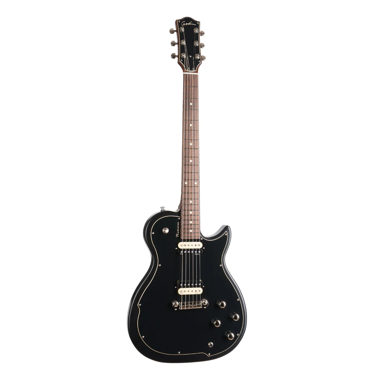 Godin Radiator Matte Black RN with Bag 48472