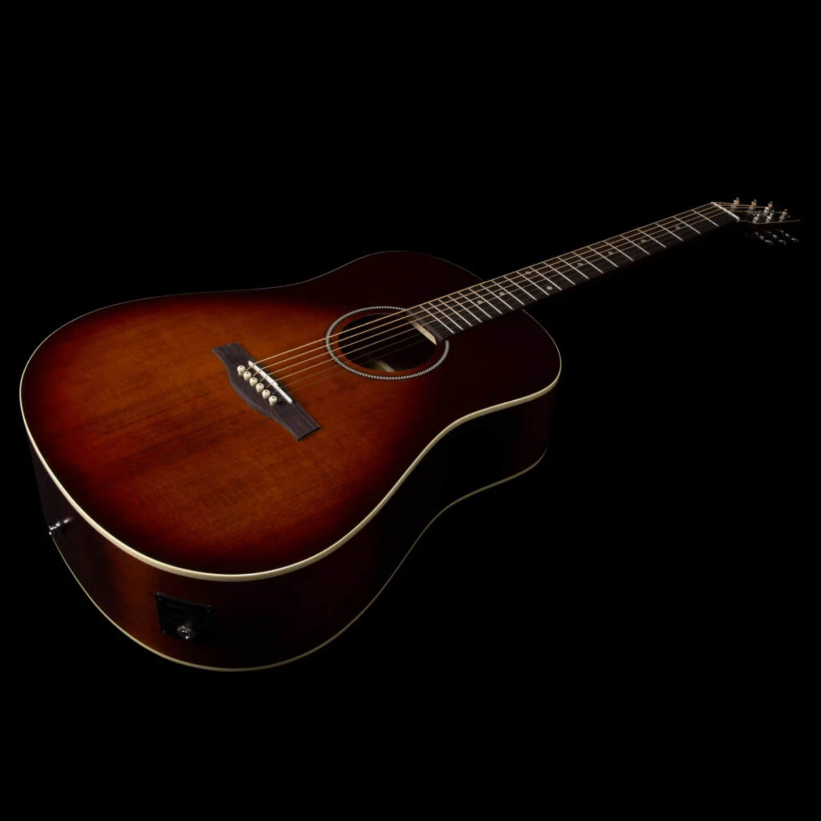 Seagull S6 Original Burnt Umber Presys II - Electro Acoustic Guitar - Image 2