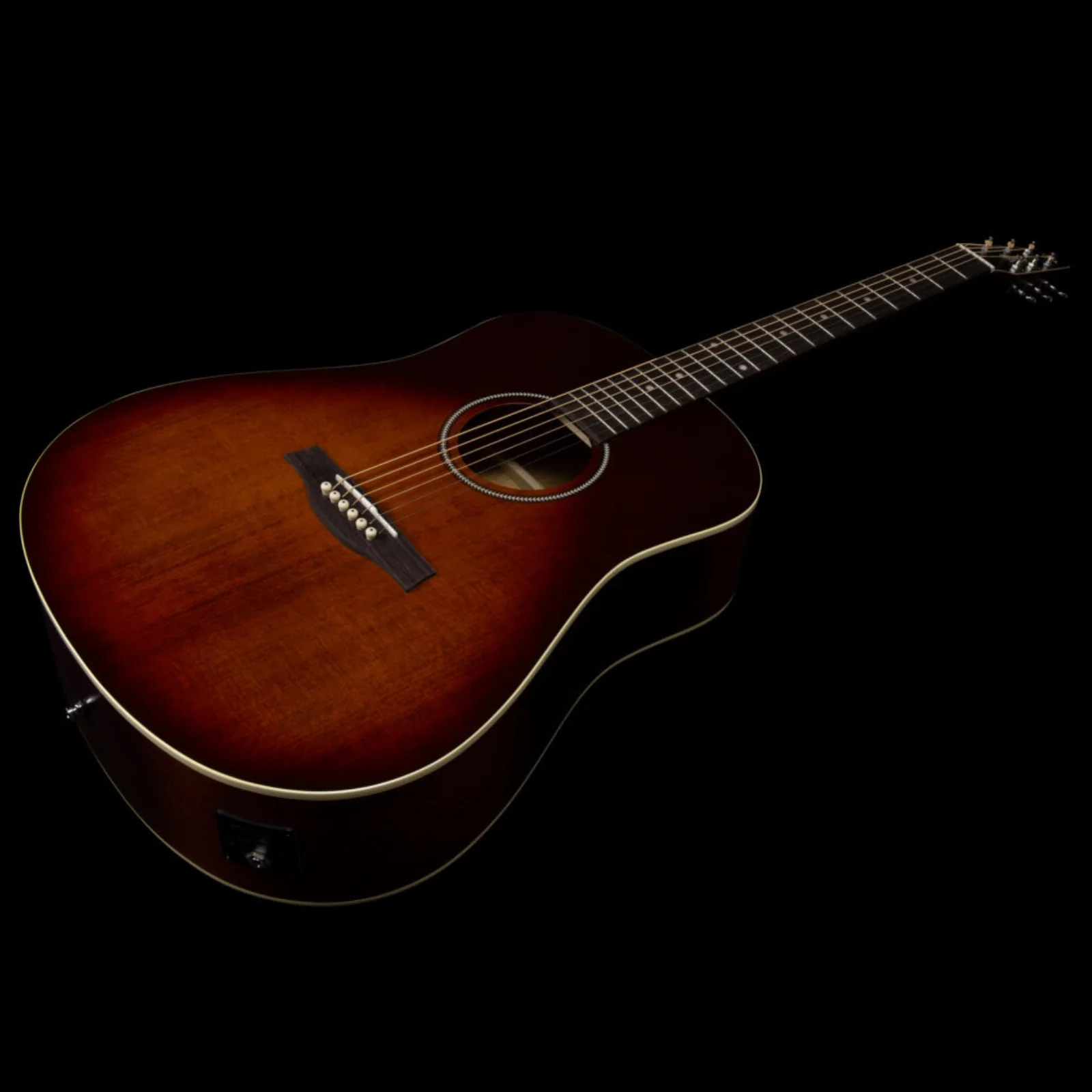 Seagull S6 Original Burnt Umber Presys II - Electro Acoustic Guitar - Image 8