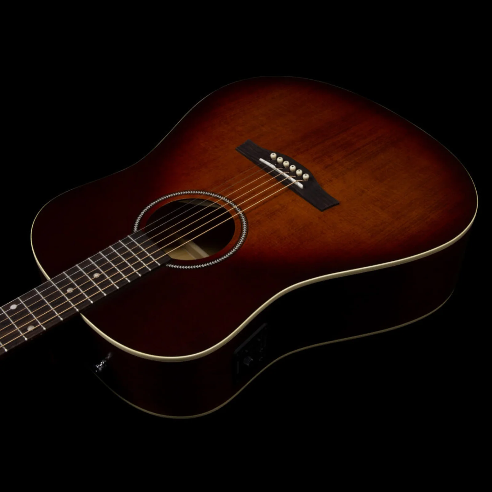 Seagull S6 Original Burnt Umber Presys II - Electro Acoustic Guitar - Image 9