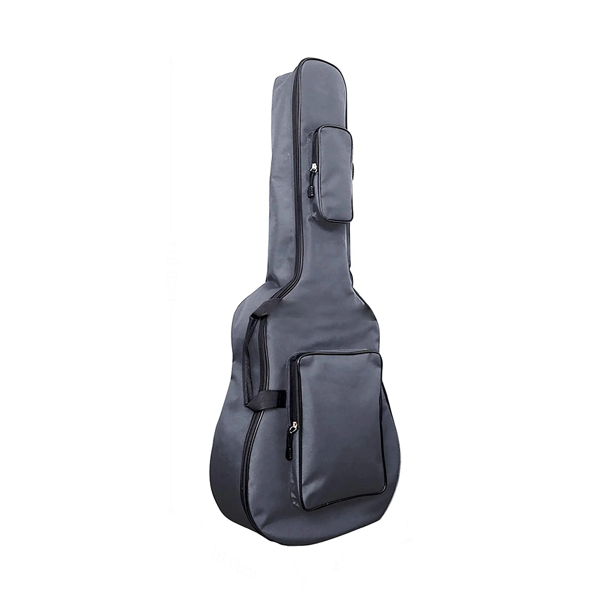 Hebikuo Acoustic Padded Guitar Bag 4/4 B41-11 Grey