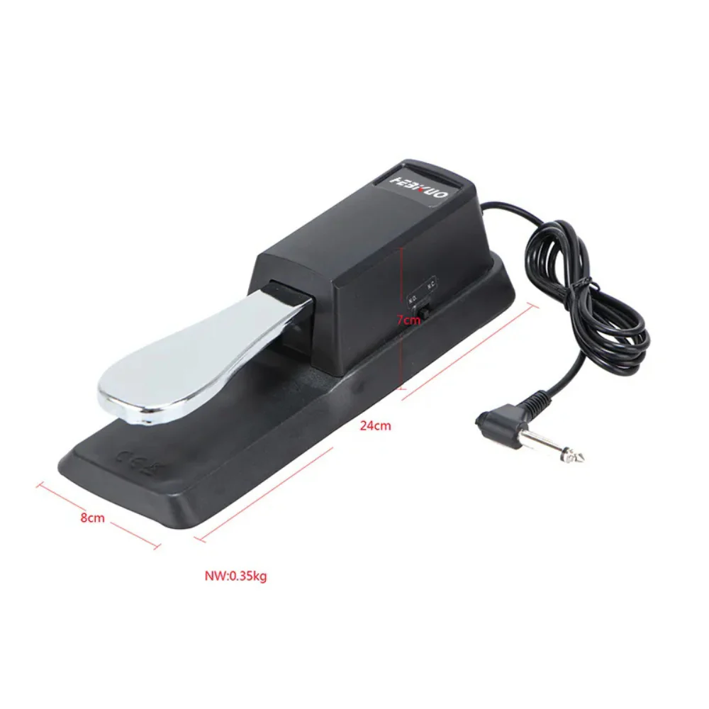 Hebikuo TB100 Digital Keyboard Piano Sustain Pedal - Image 2